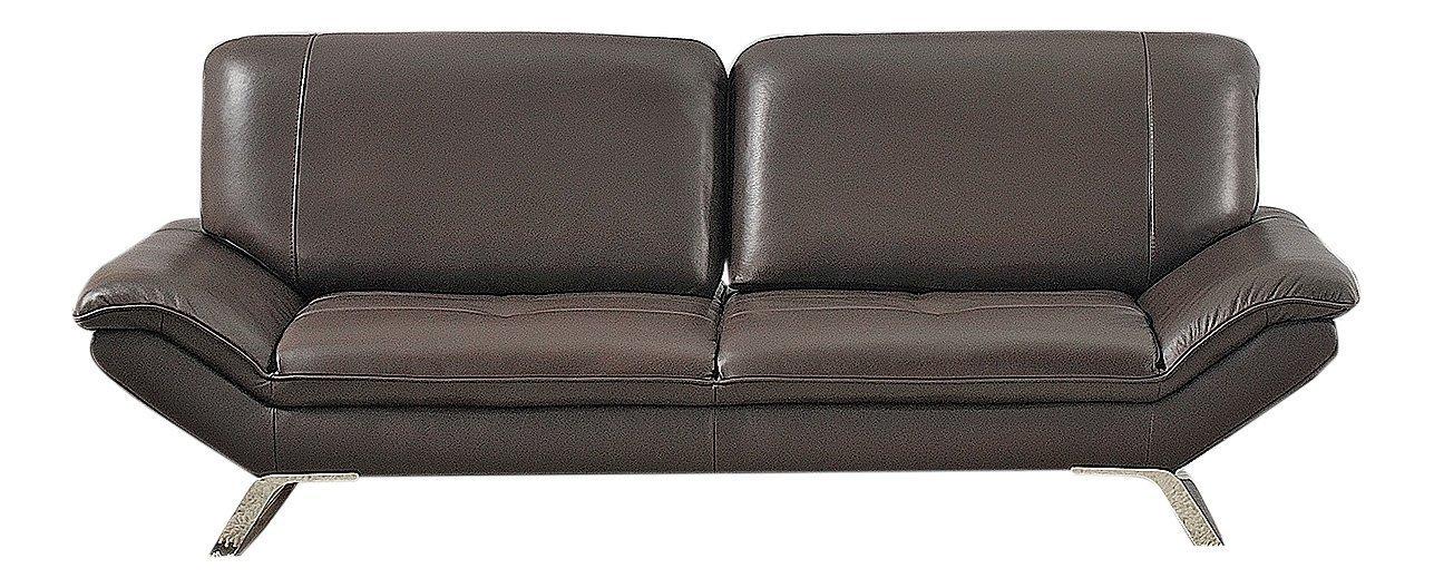 

                    
Buy At Home USA Roxi Chocolate Full Italian Leather Sofa Set 3Pcs Contemporary
