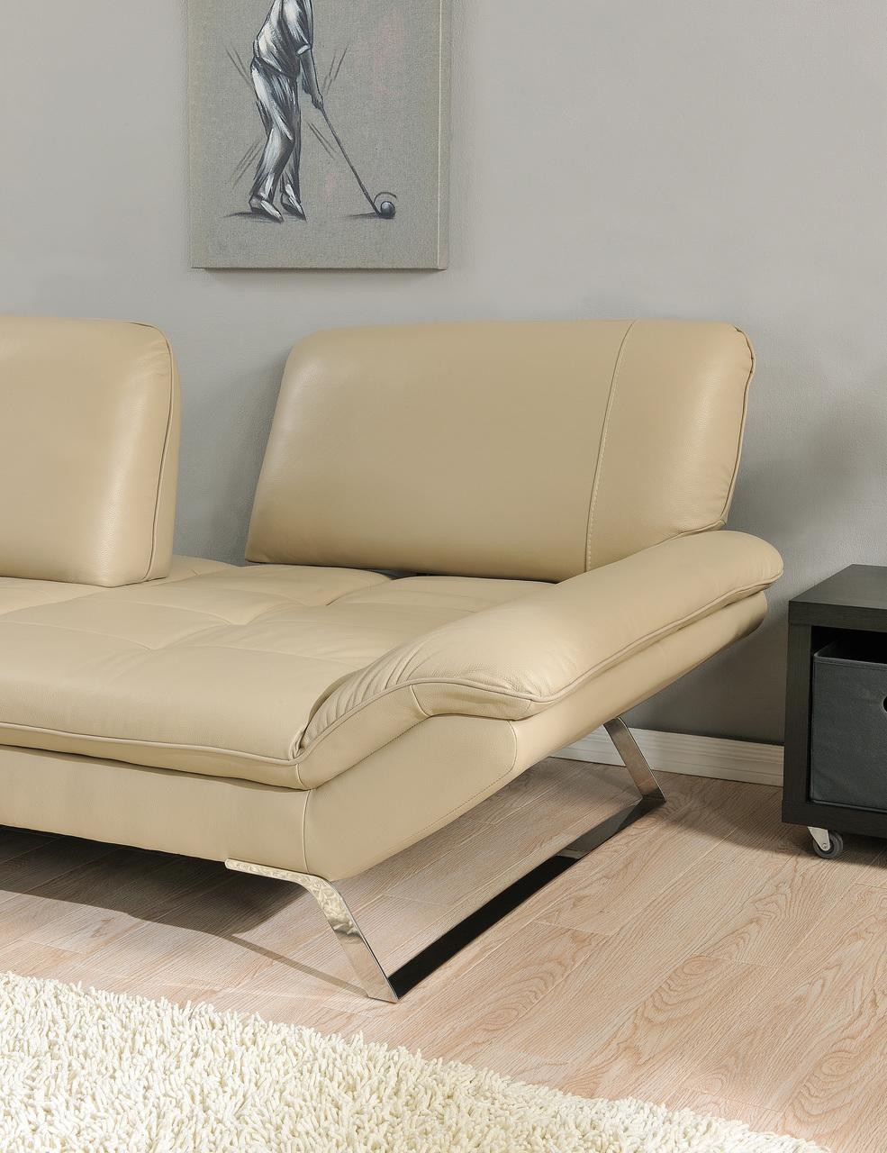 

    
SKUIGE803 At Home USA Roxi Sand Full Italian Leather Sofa Contemporary Modern

