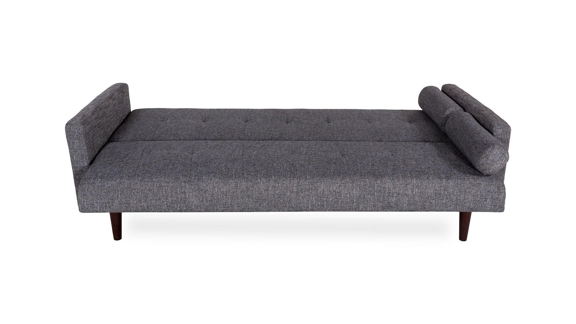 

    
At Home USA VItalia Sofa Sleeper in Grey Tufted Buttons Contemporary Style
