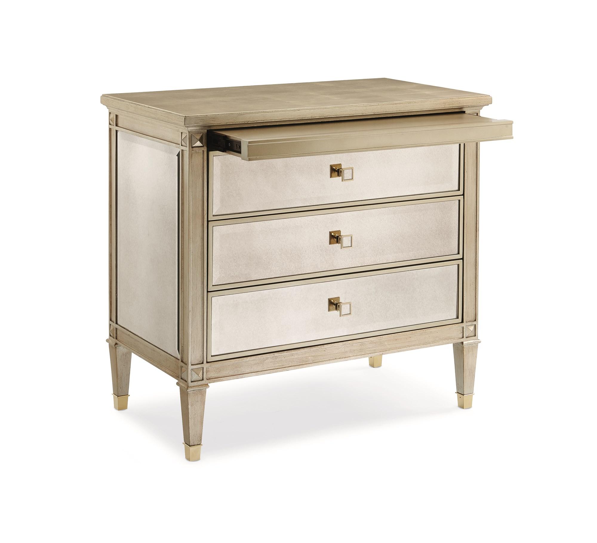 

        
Caracole A CLASSIC BEAUTY Nightstand Set Mirrored/Beige  662896015119
