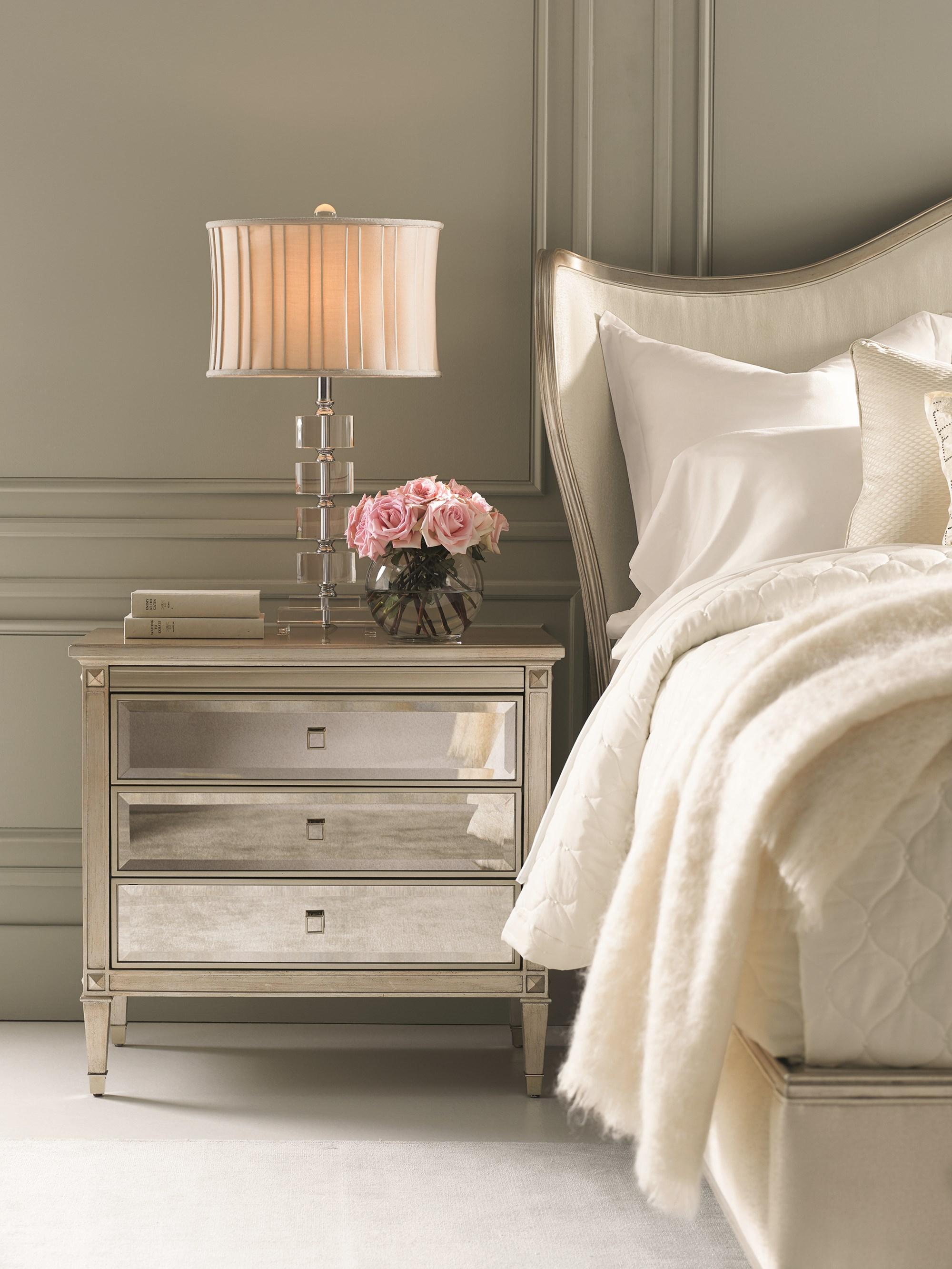 

    
 Order  Auric Silver Leaf Finish & Antique Mirror Nightstands Set 2Pcs A CLASSIC BEAUTY by Caracole
