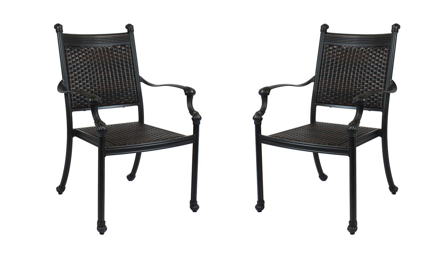 

    
Aztec Wicker on Aluminum Frame Dining Chair Set of 4 by CaliPatio
