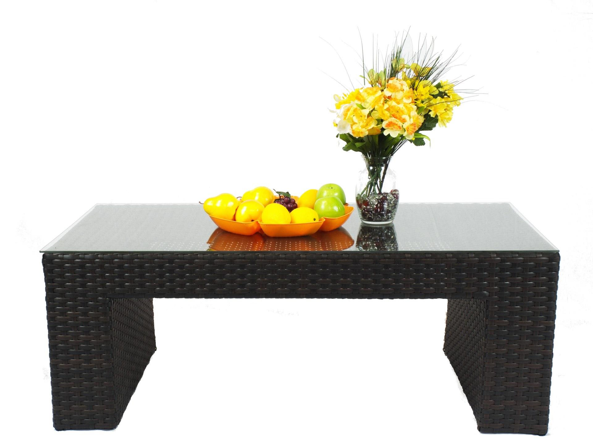 

    
Aztec Wicker on Aluminum Frame Rectangle Coffee Table w/Glass Top CaliPatio
