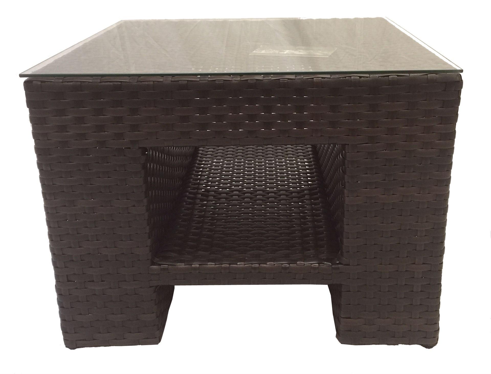 

    
Aztec Wicker on Aluminum Frame Square Accent Table  w/Glass Top CaliPatio
