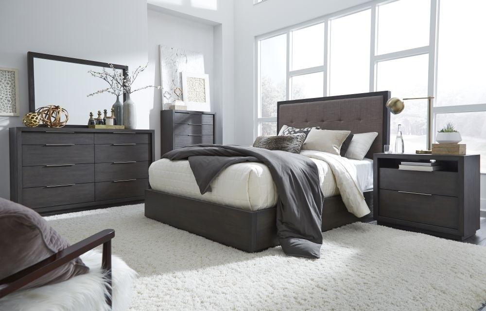 

                    
Buy Basalt Gray Full PLATFORM Bed OXFORD by Modus Furniture
