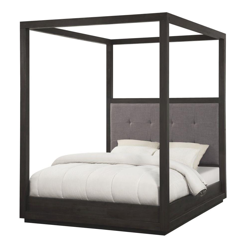 

    
Basalt Gray King CANOPY Bed OXFORD by Modus Furniture
