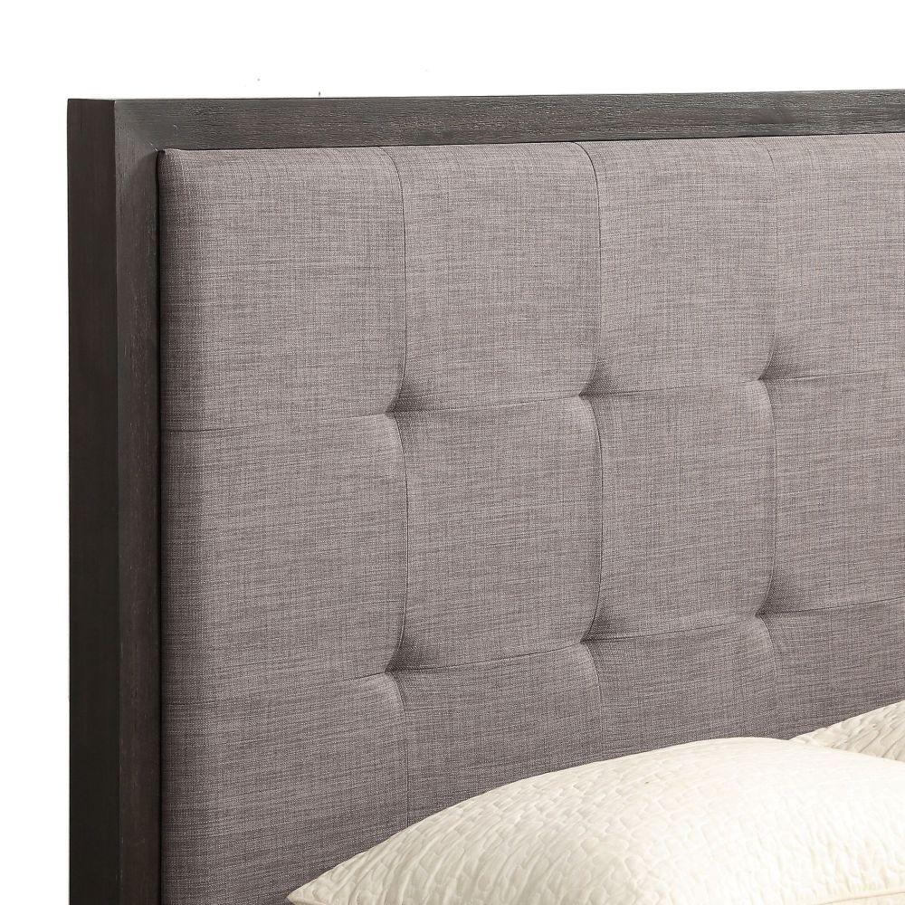 

    
AZU5H7-2N-3PC Basalt Gray King CANOPY Bedroom Set 3Pcs OXFORD by Modus Furniture
