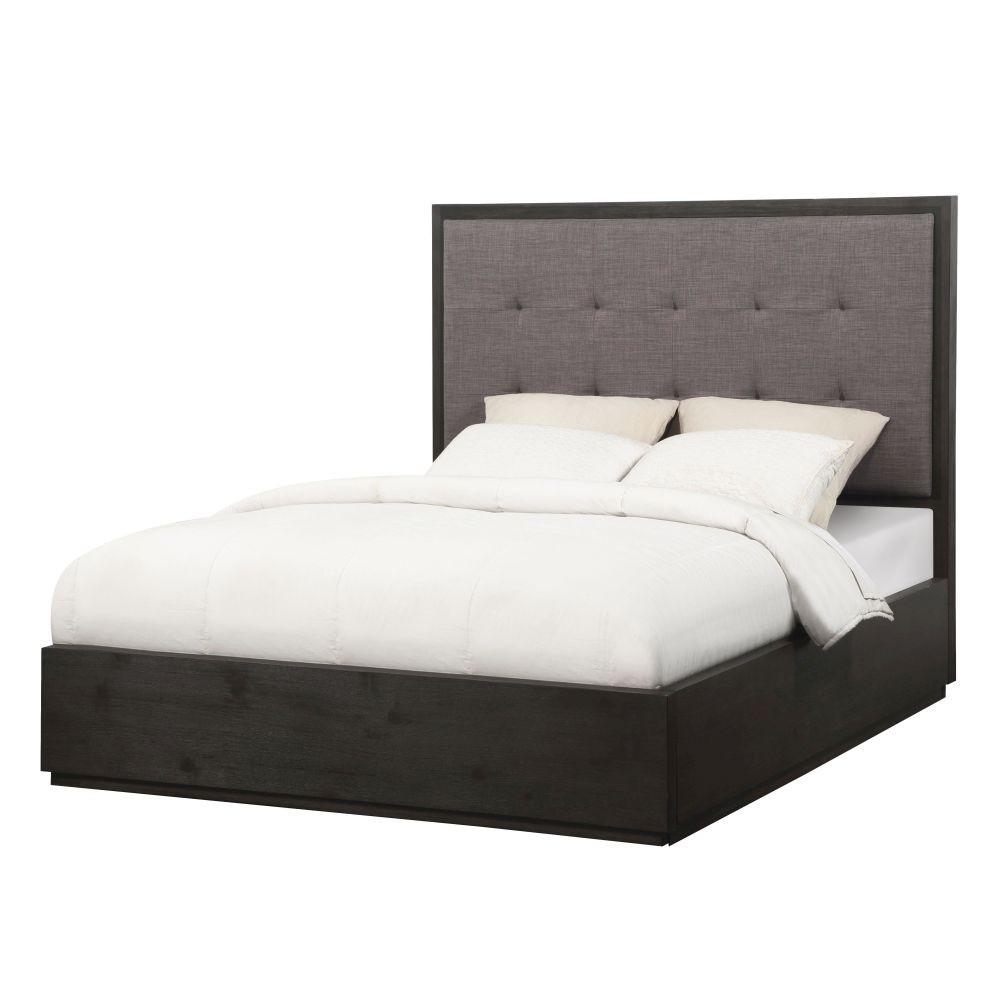 

    
Basalt Gray King PLATFORM Bedroom Set 3Pcs OXFORD by Modus Furniture
