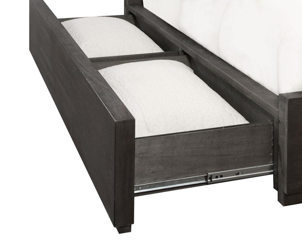 

    
AZU5S7D-NDM-4PC Basalt Gray King STORAGE Bedroom Set 4Pcs OXFORD by Modus Furniture
