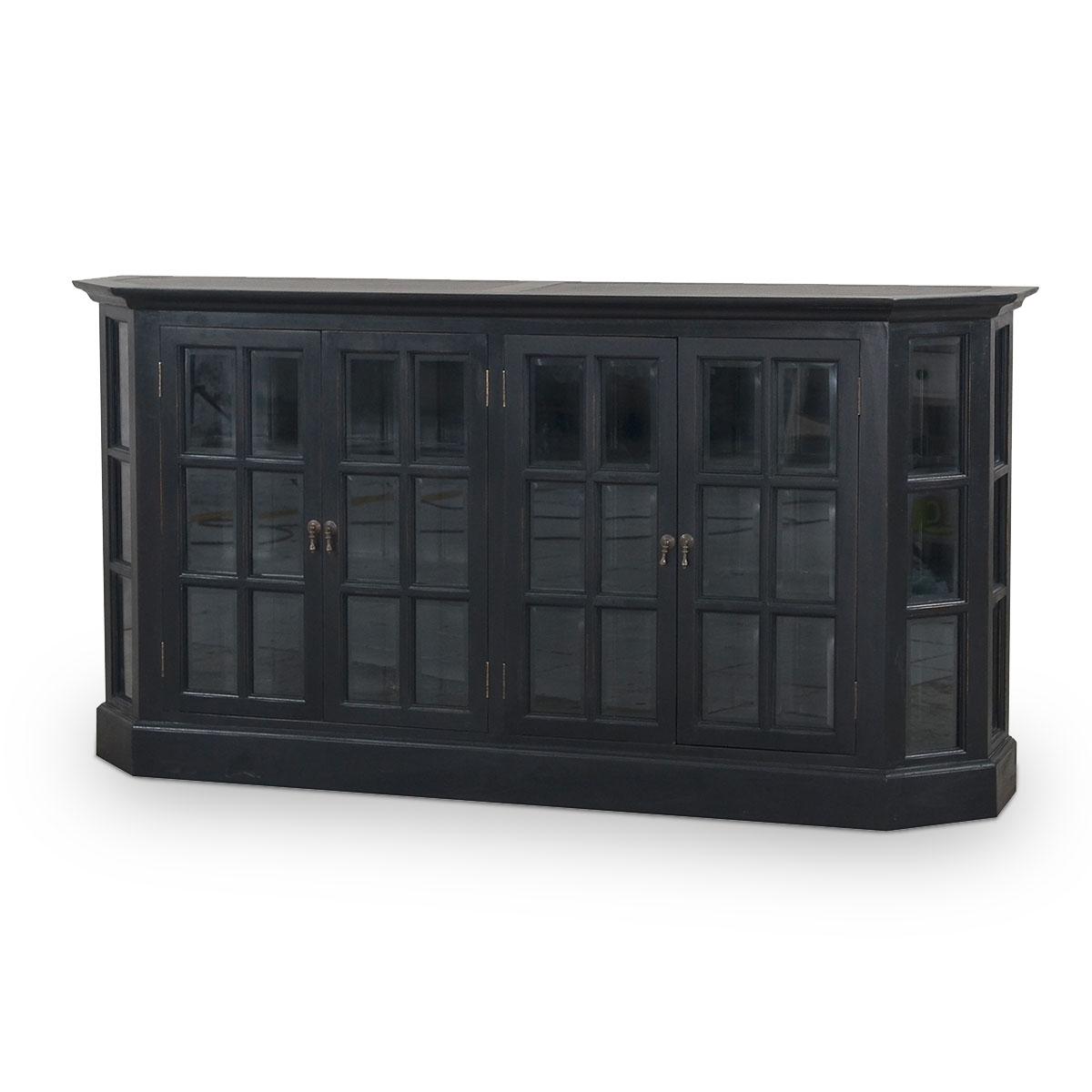 

    
BATAVIA BLACK Cape Cod Narrow Media Cabinet Solid Wood Bramble 26398 Sp Order
