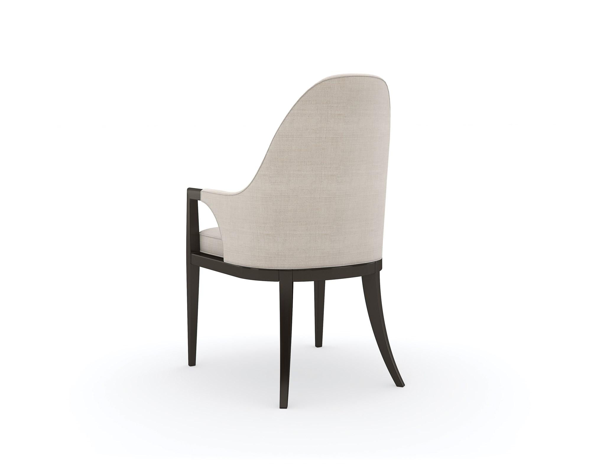 

        
Caracole NATURAL CHOICE ARM CHAIR Dining Arm Chair Set Dark Chocolate/Beige  662896037791
