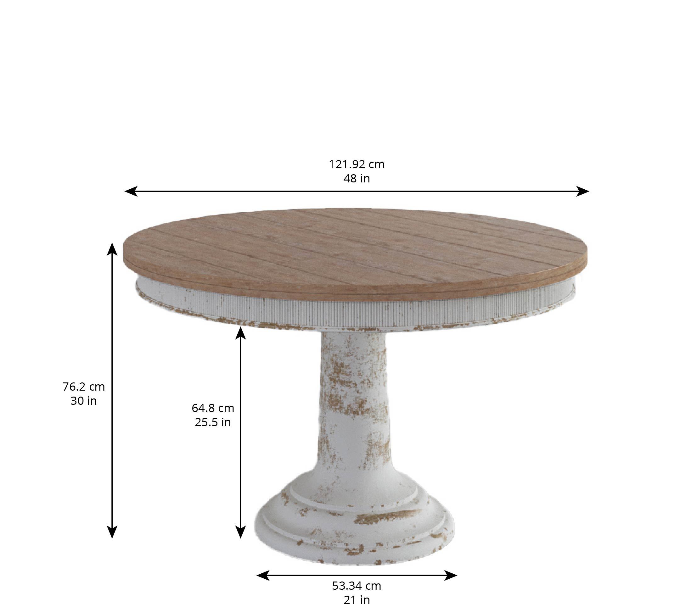 

    
Beige & Brown Dining Room Round Table by A.R.T. Furniture Palisade
