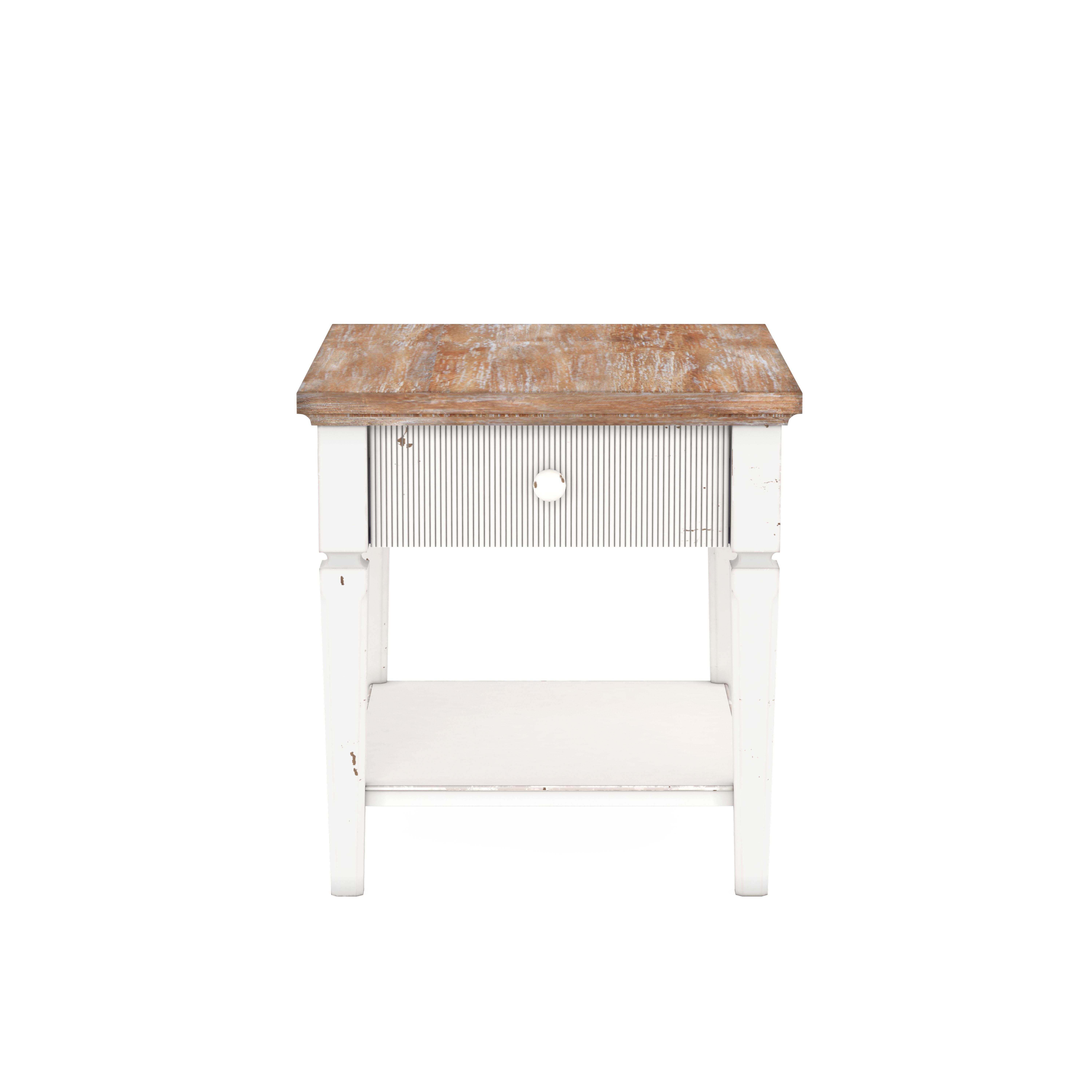 Urban, Farmhouse End Table Palisade 273303-2908 in Light Brown, Beige 