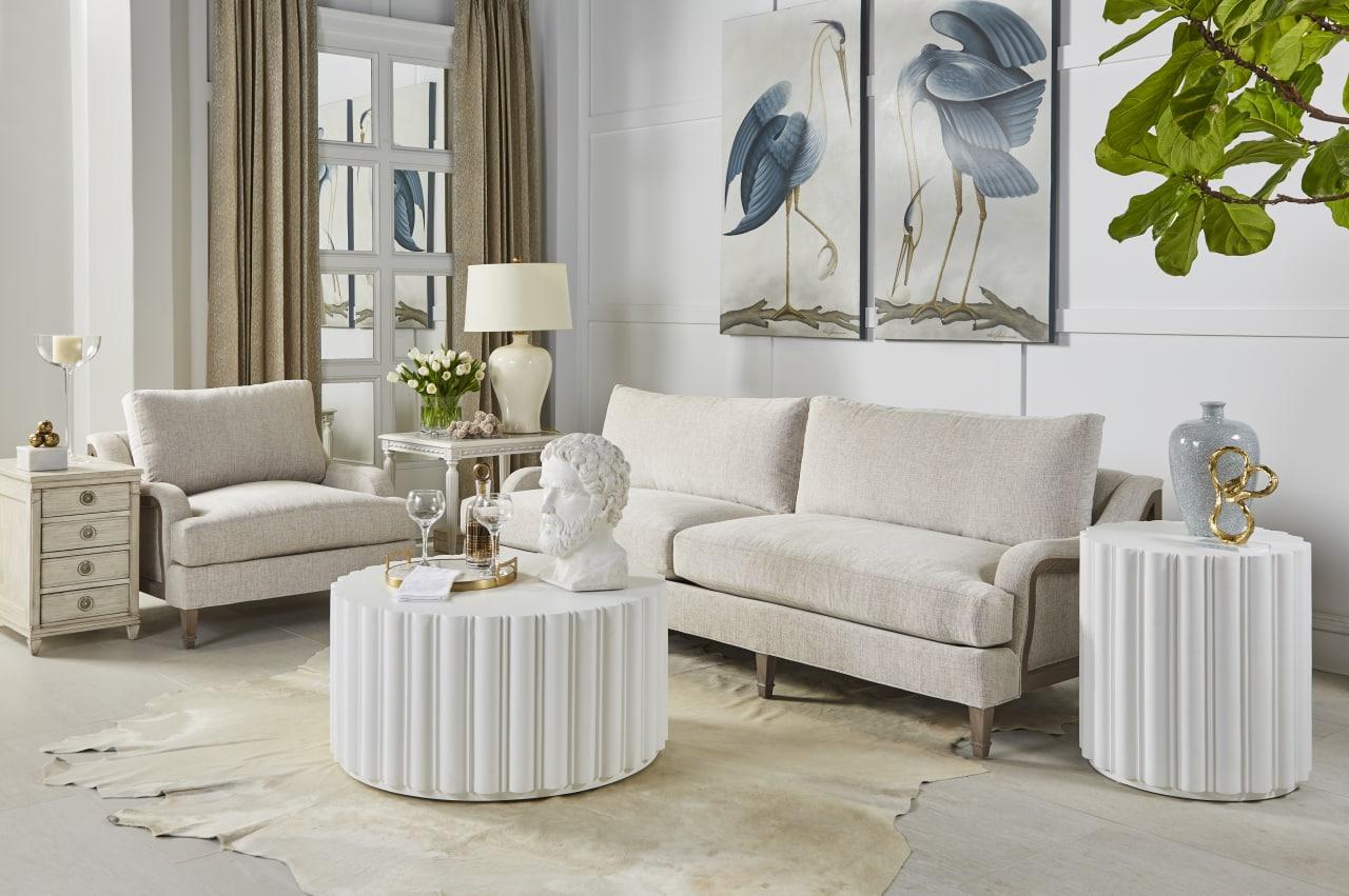 

                    
Buy Beige & Brown Fabric Sofa + Chair Set 2Pcs by A.R.T. Furniture Tresco
