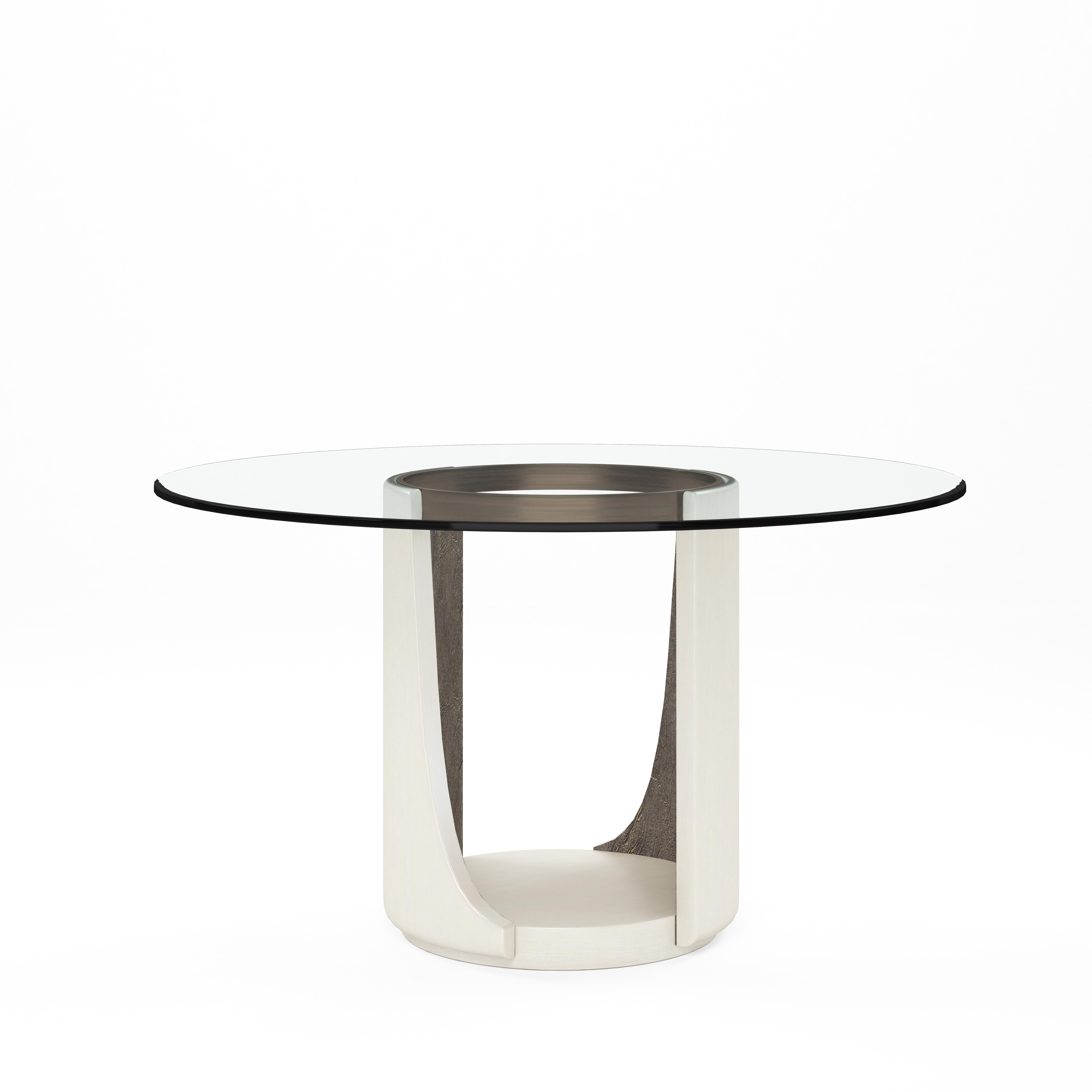 

    
a.r.t. furniture Blanc Dining Table Set Beige 289225-1040-5pcs
