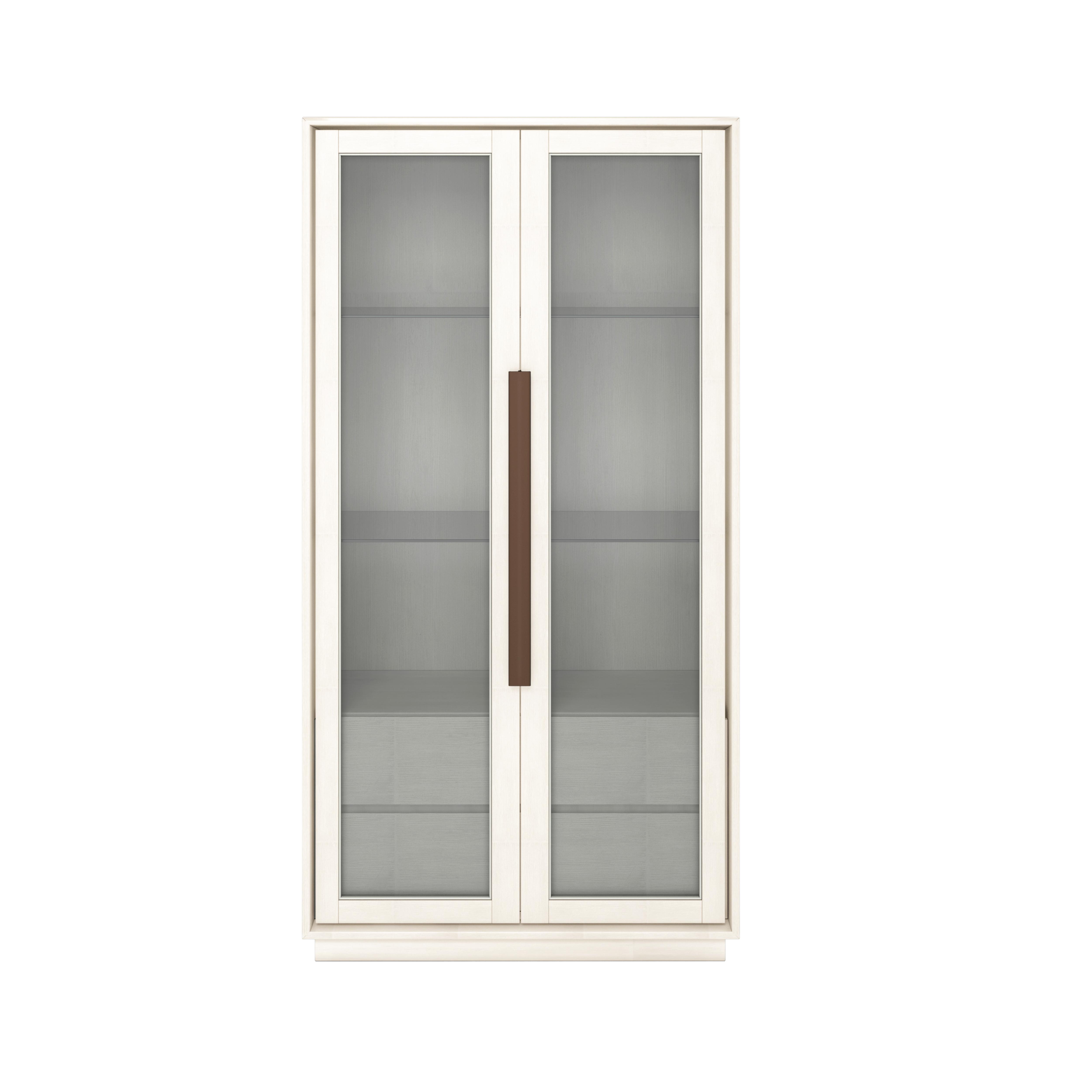 Modern, Casual Display Cabinet Blanc 289240-1040 in Beige 