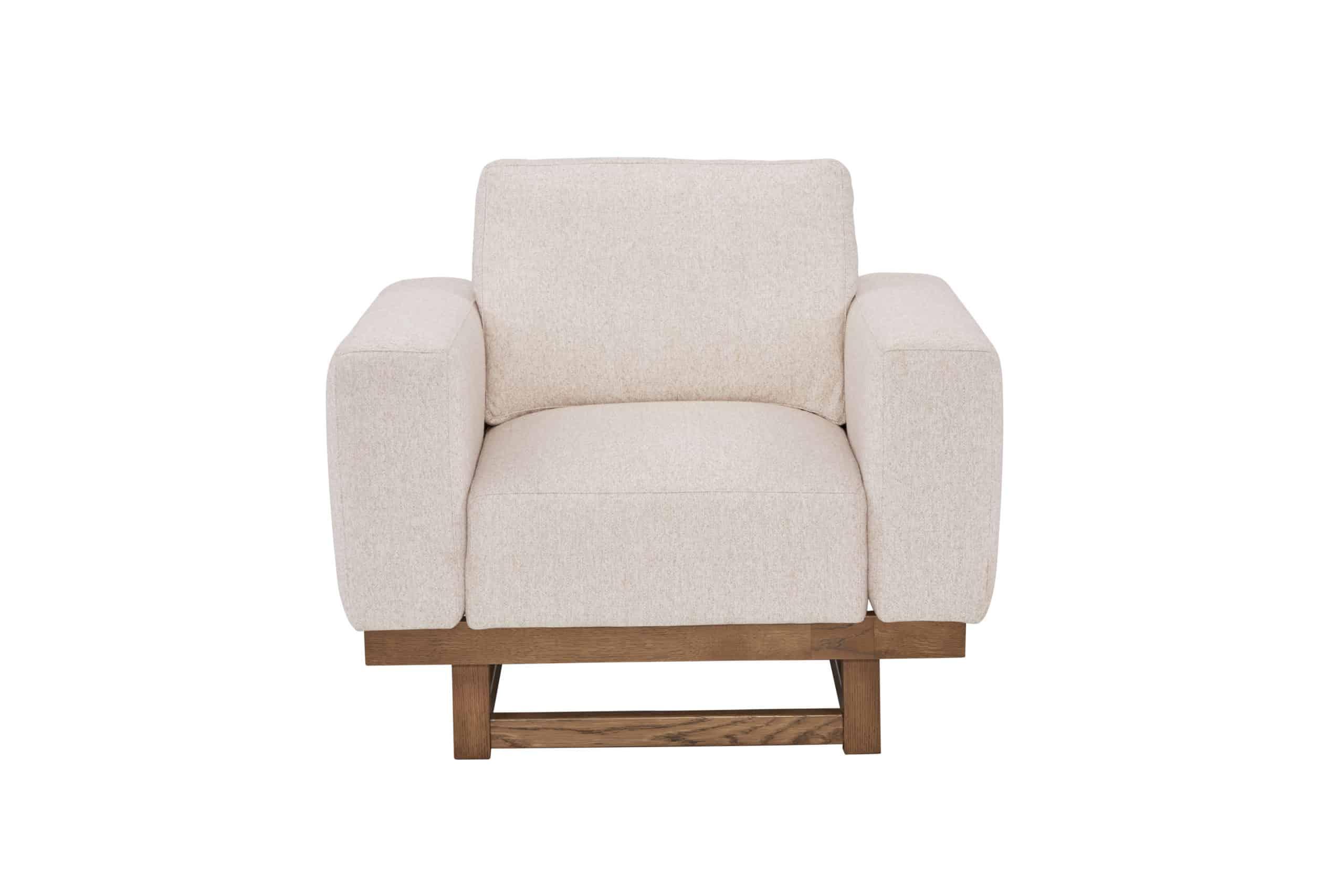 Modern, Traditional Oversized Chair Floating Track 758523-5062 in Beige 