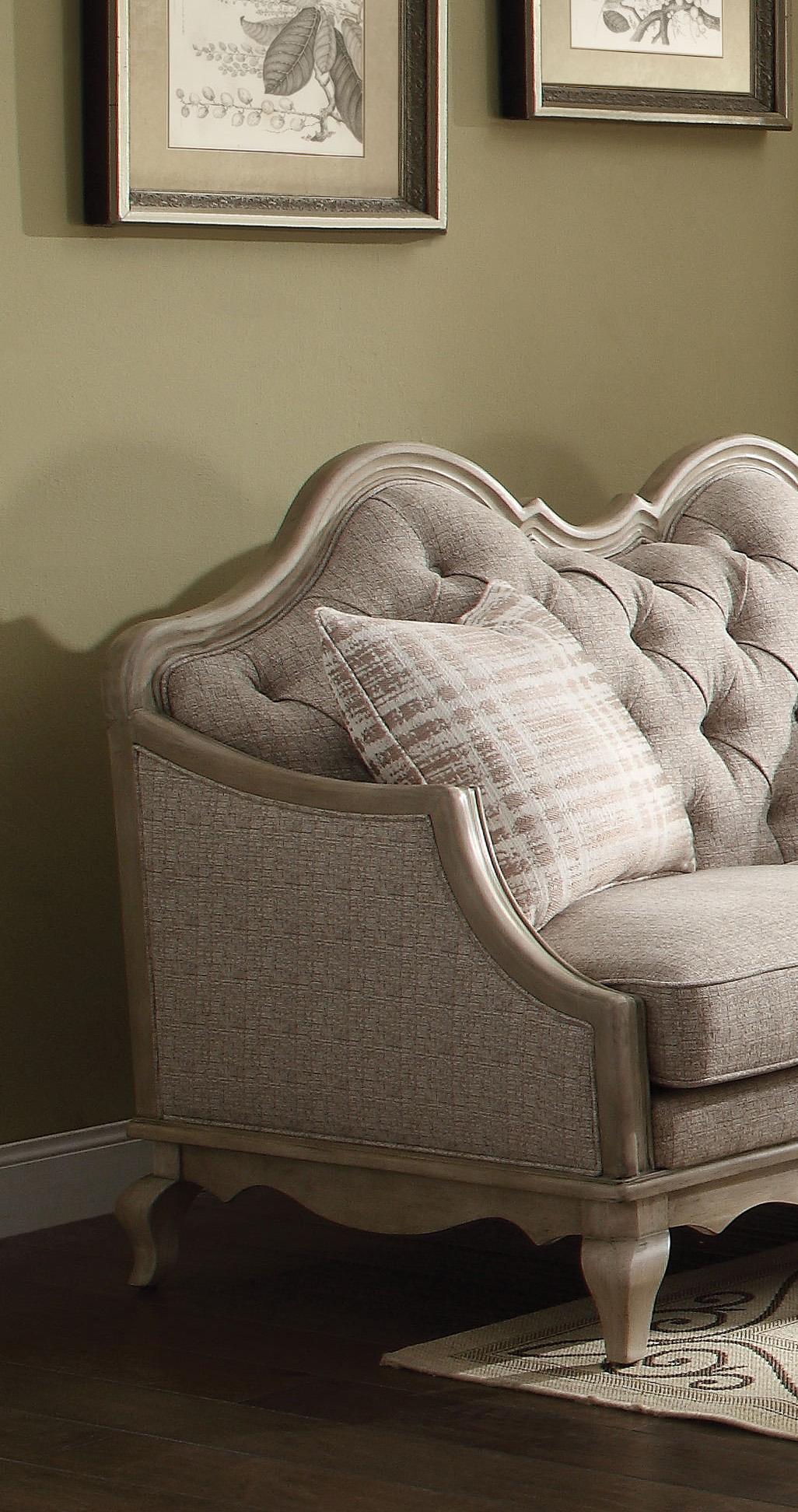 

    
Acme Furniture Chelmsford-56050 Sofa Taupe/Beige Chelmsford-56050
