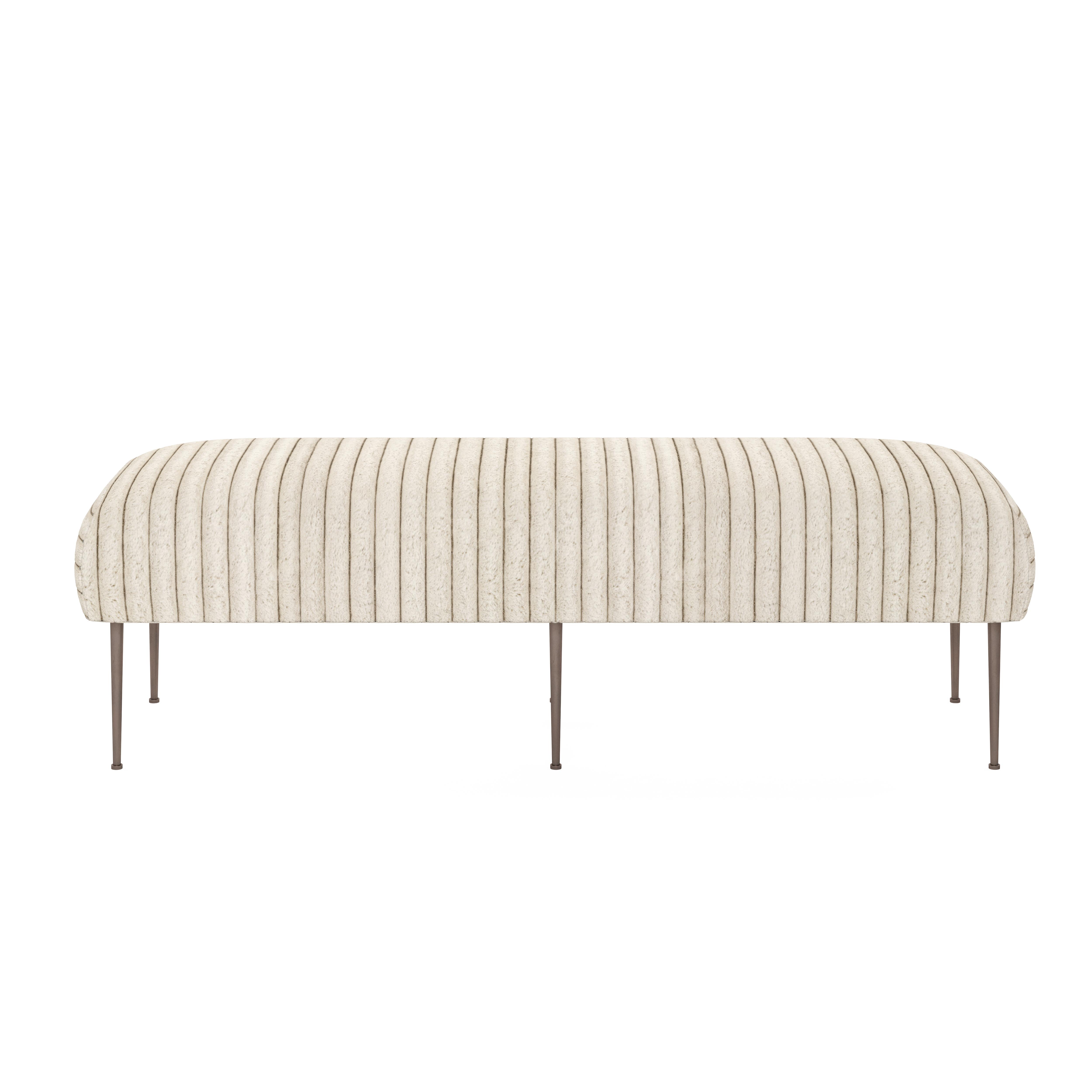 

                    
Buy Beige Fabric King Size Platform Bedroom Set 4Pcs by A.R.T. Furniture Blanc
