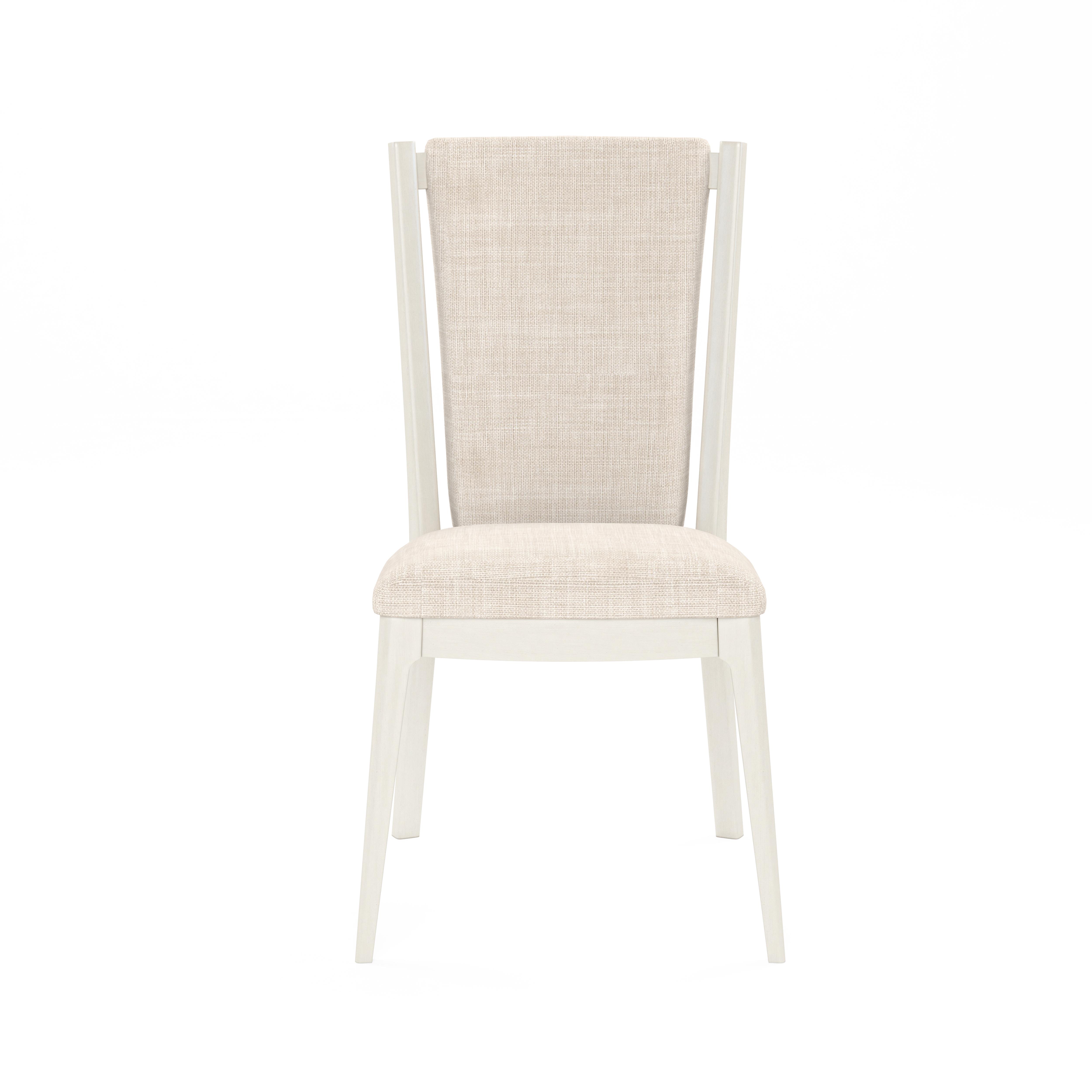 Modern, Casual Side Chair Set Blanc 289206-1017-2pcs in Beige Fabric