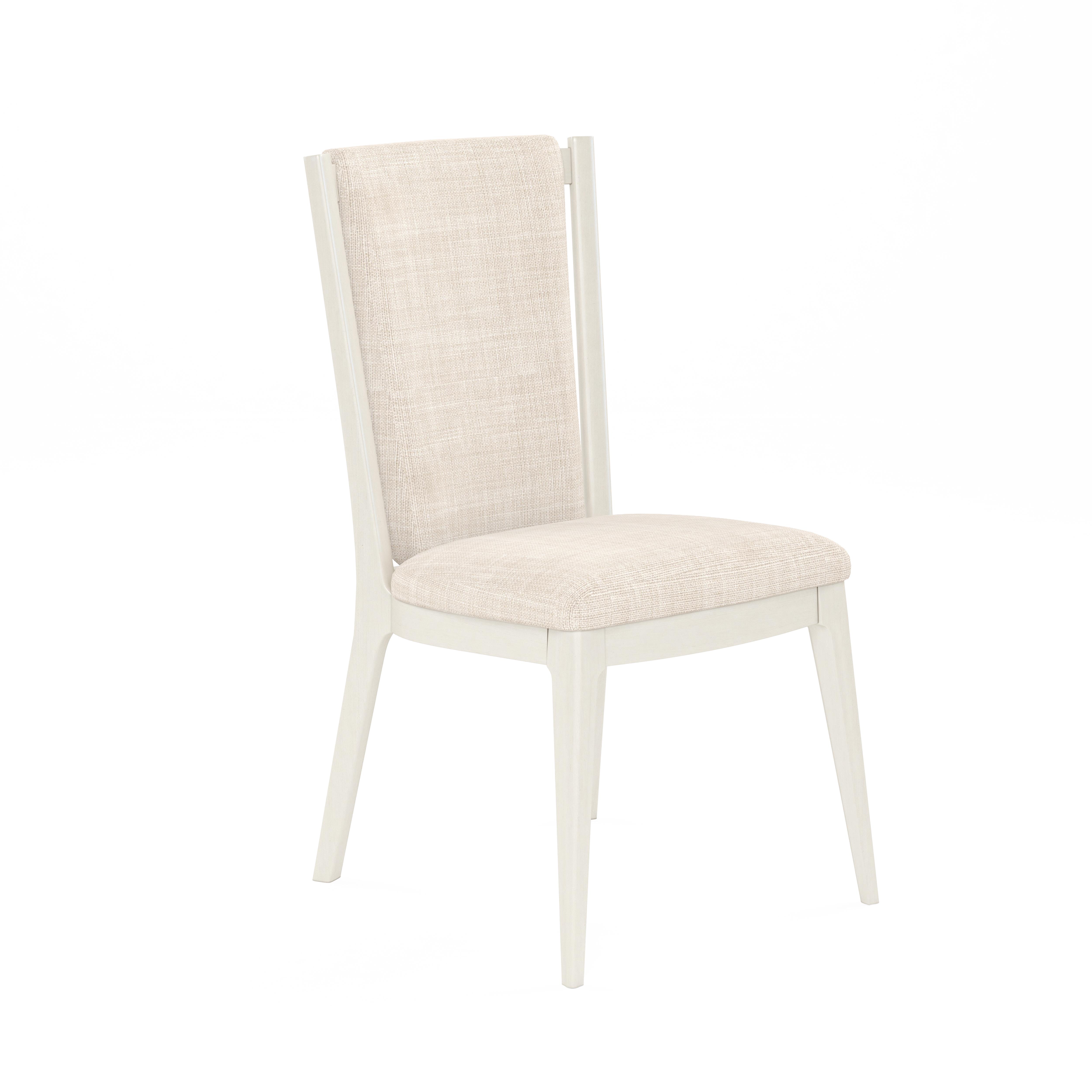 

    
Beige Fabric & Wood Dining Room Side Chair 2pcs Set by A.R.T. Furniture Blanc
