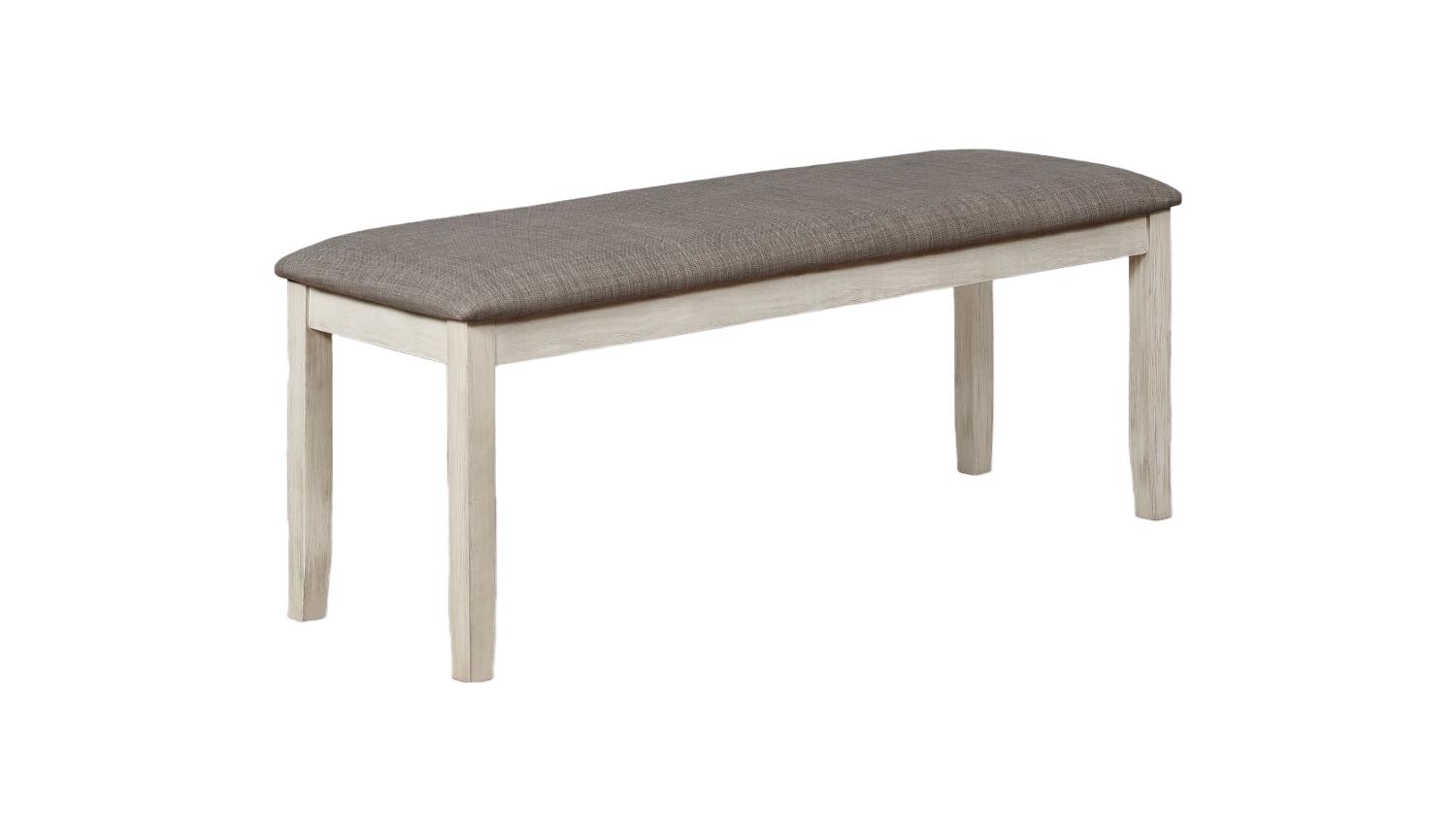 

    
Beige & Gray Linen Dining Bench by Crown Mark Nina 2217-BENCH
