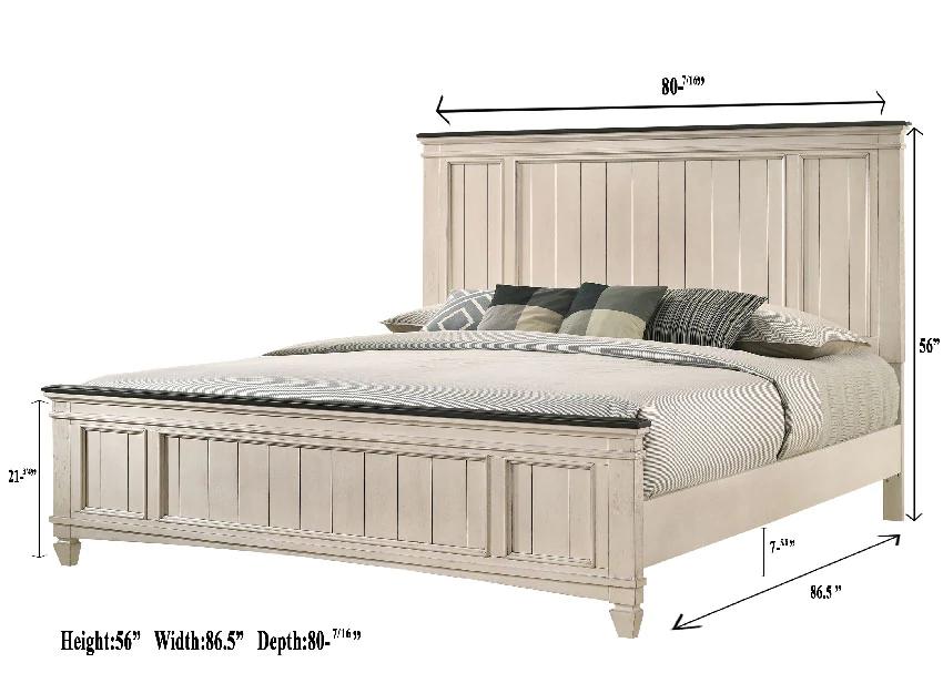 

    
Crown Mark Sawyer Panel Bedroom Set Beige B9100-K-Bed-3pcs
