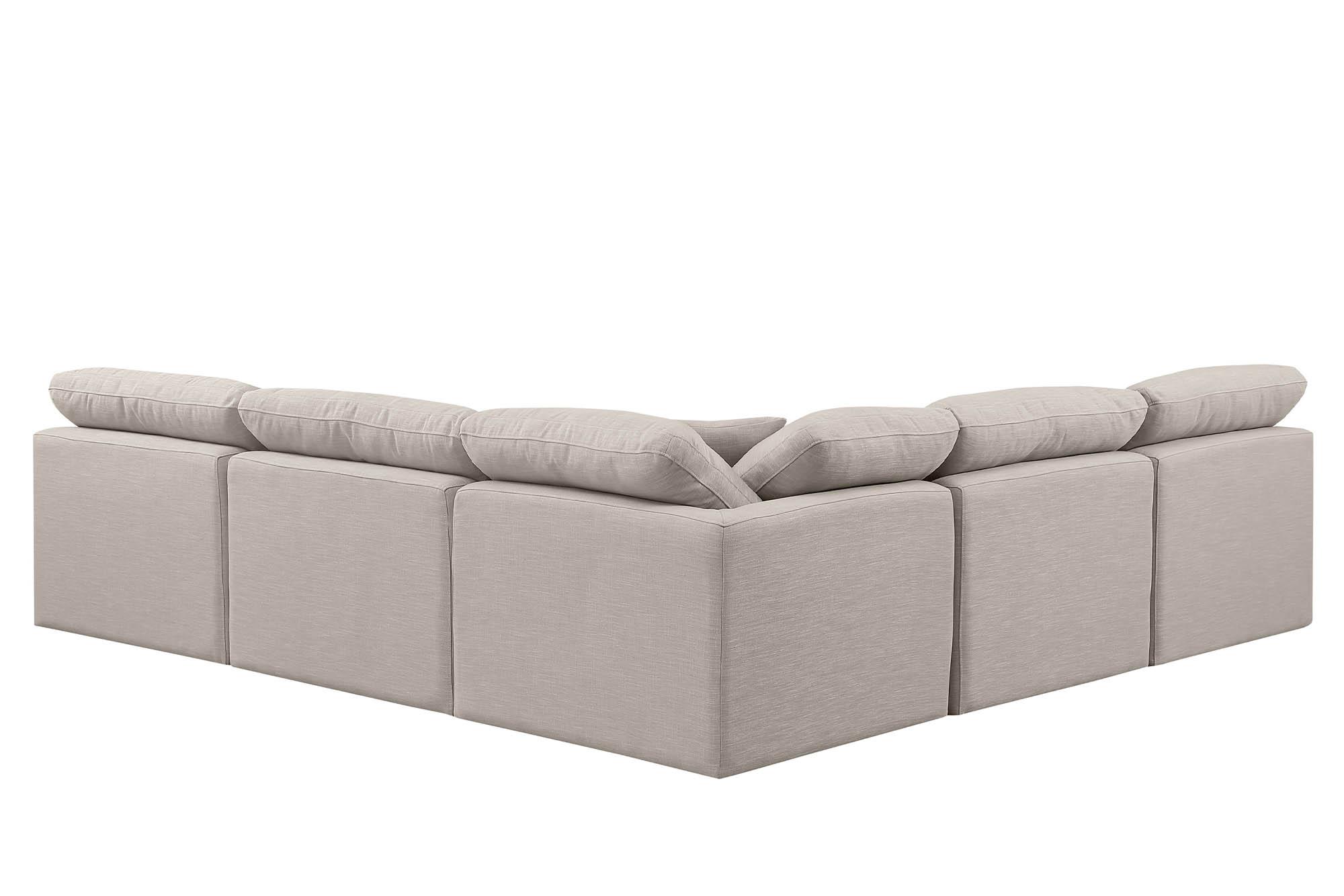 

        
Meridian Furniture INDULGE 141Beige-Sec5B Modular Sectional Beige Linen 094308314600
