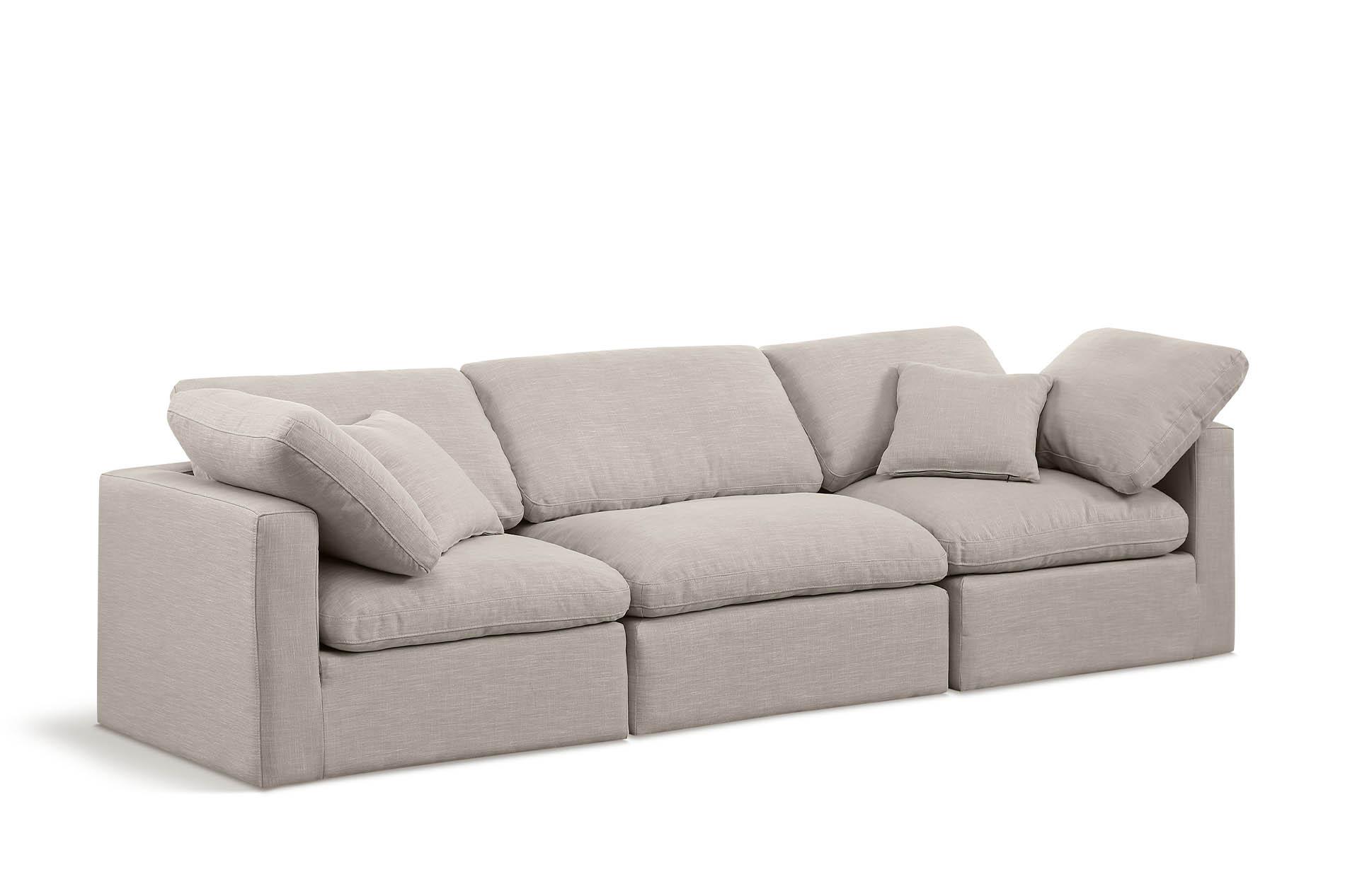 

    
Beige Linen Fabric Modular Sofa INDULGE 141Beige-S105 Meridian Contemporary
