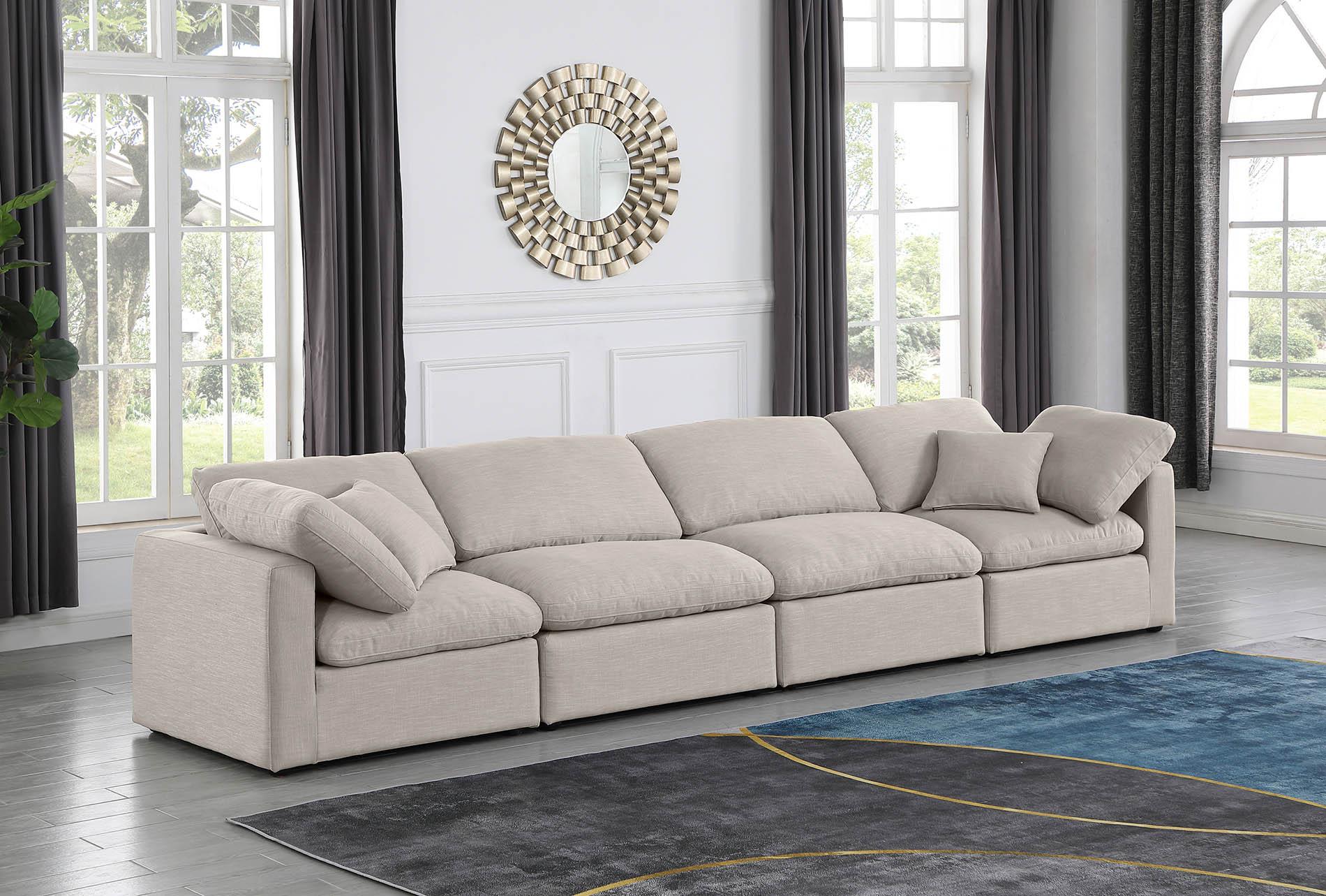 

    
Beige Linen Fabric Modular Sofa INDULGE 141Beige-S140 Meridian Contemporary
