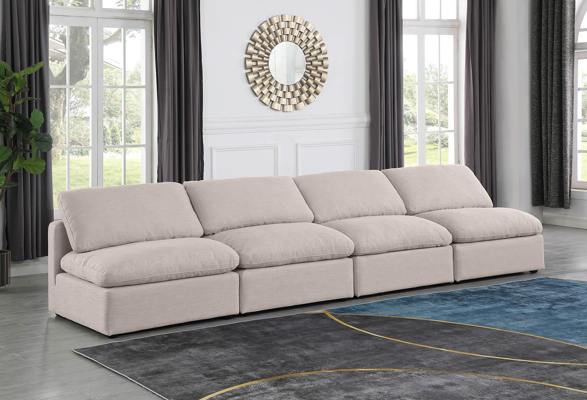 

    
Beige Linen Fabric Modular Sofa INDULGE 141Beige-S4 Meridian Contemporary
