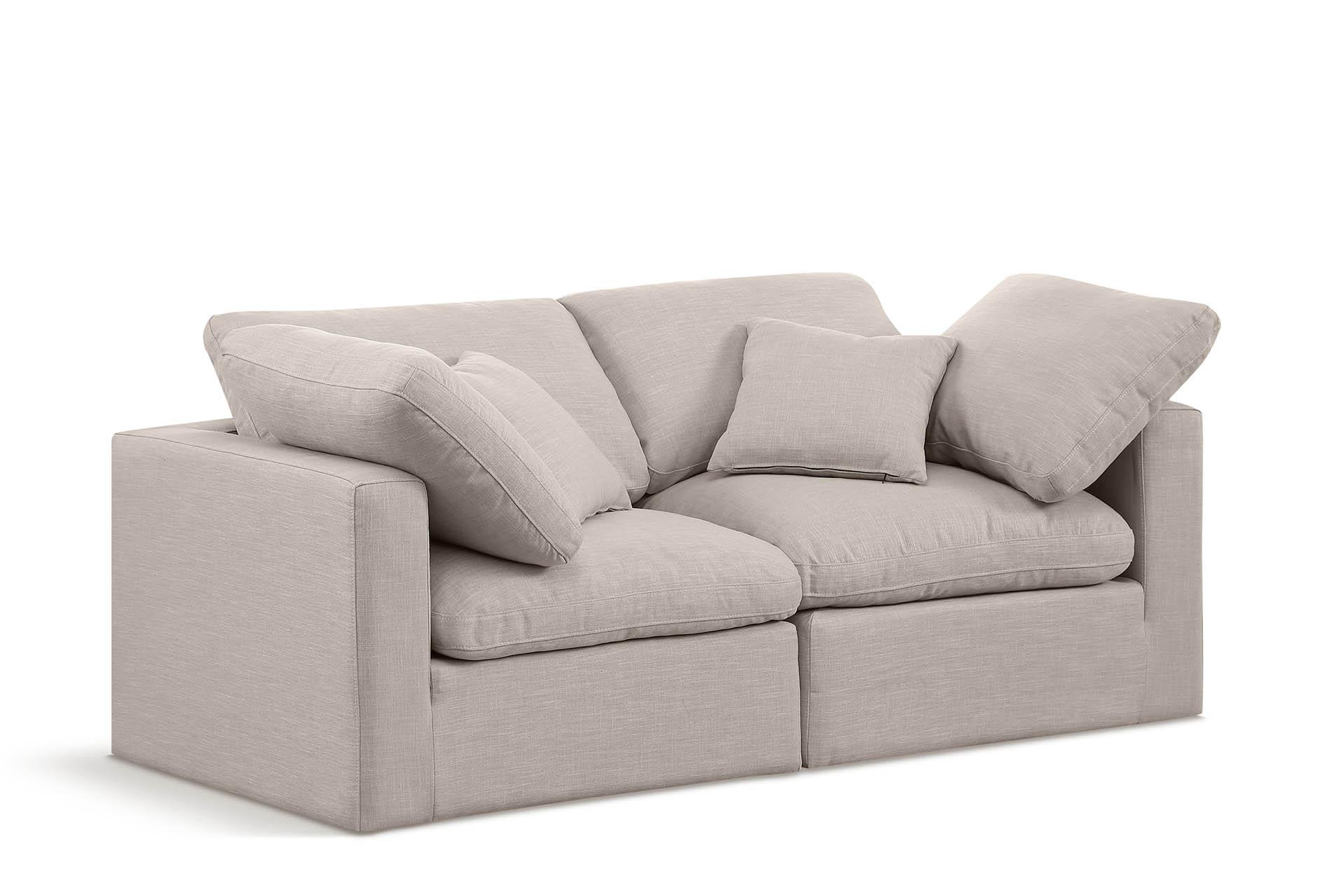 Contemporary, Modern Modular Sofa INDULGE 141Beige-S70 141Beige-S70 in Beige Linen