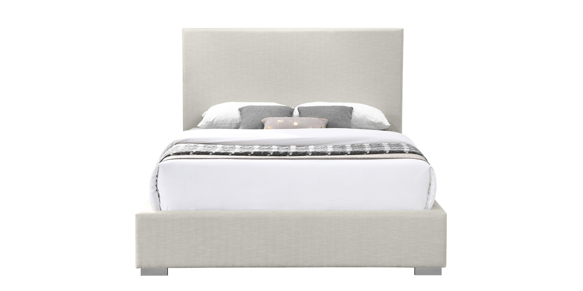 

        
Meridian Furniture CROSBY CrosbyBeige-F Platform Bed Beige Linen 094308262710
