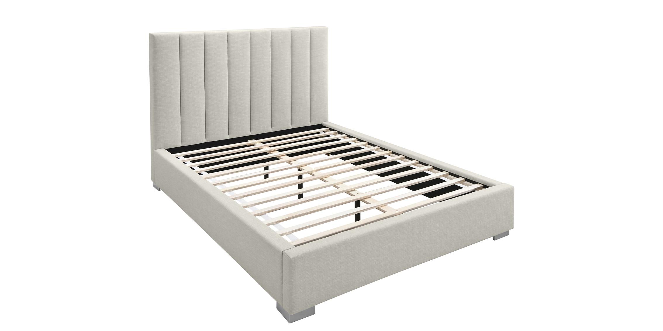 

        
Meridian Furniture PIERCE PierceBeige-F Platform Bed Beige Linen 094308262833
