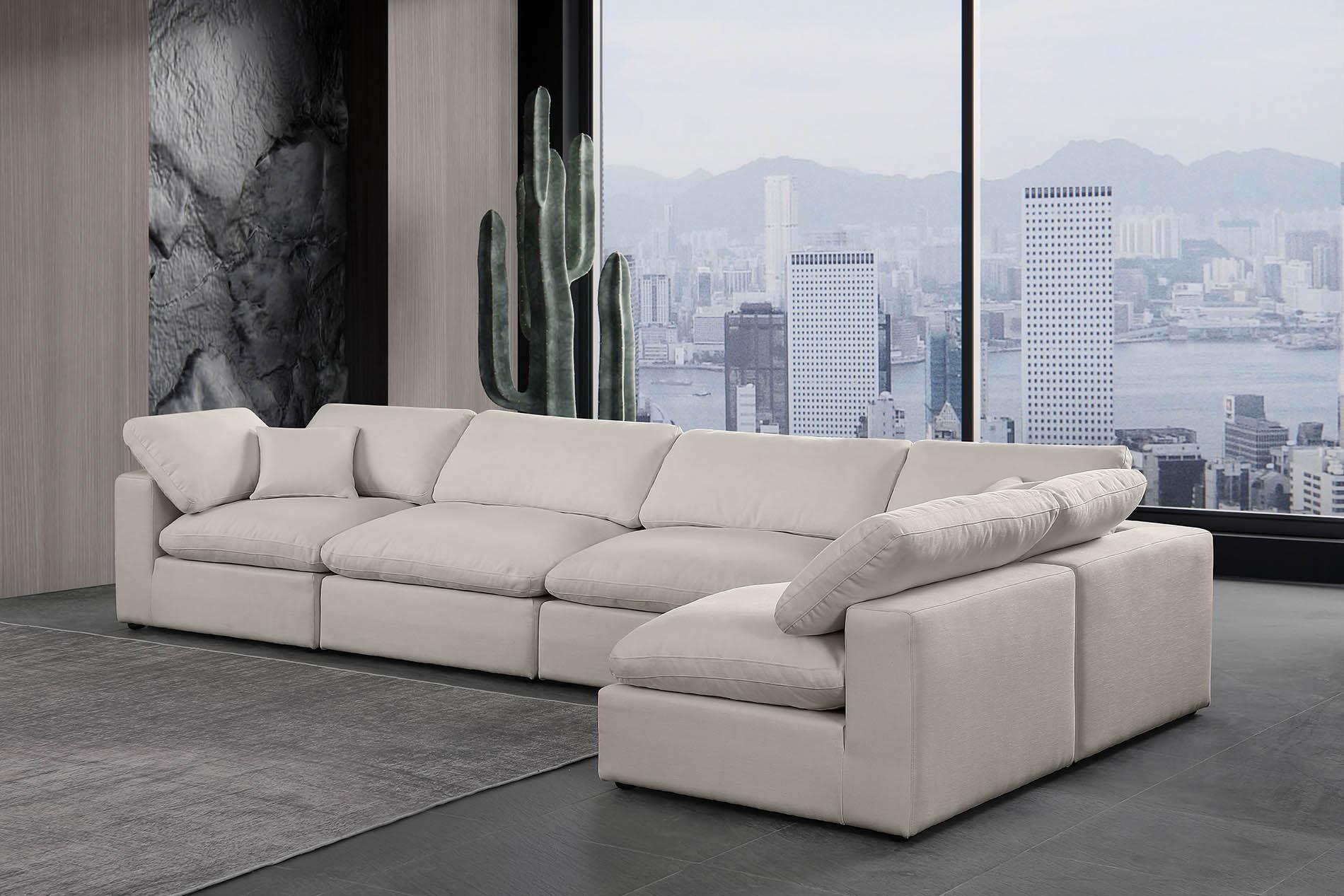 

        
Meridian Furniture 187Beige-Sec5D Modular Sectional Beige Linen 094308288130
