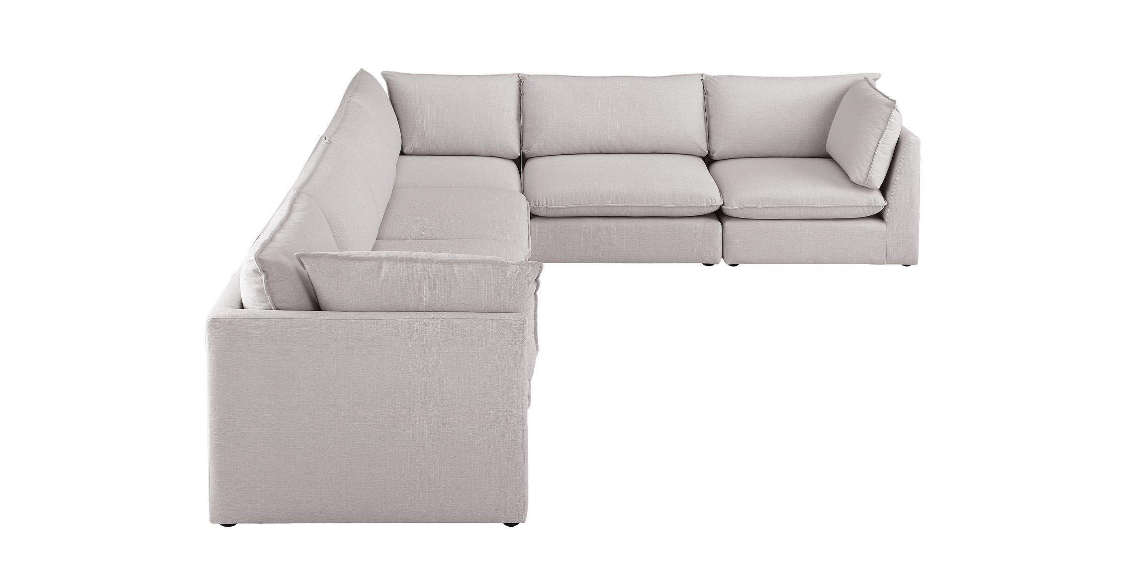 

        
Meridian Furniture MACKENZIE 688Beige-Sec6A Modular Sectional Beige Linen 094308267760

