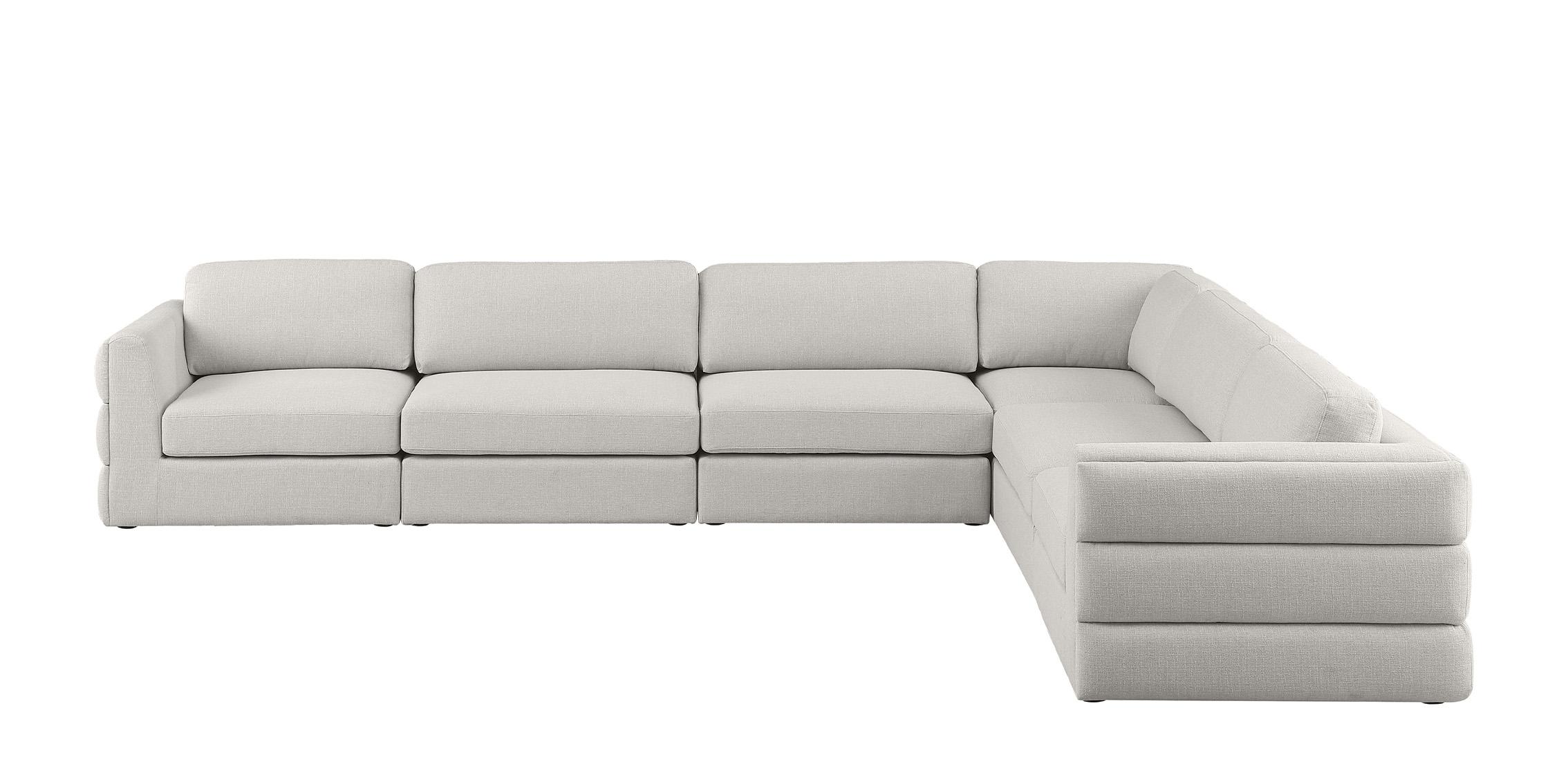 

        
Meridian Furniture BECKHAM 681Beige-Sec6D Modular Sectional Beige Linen 94308268941
