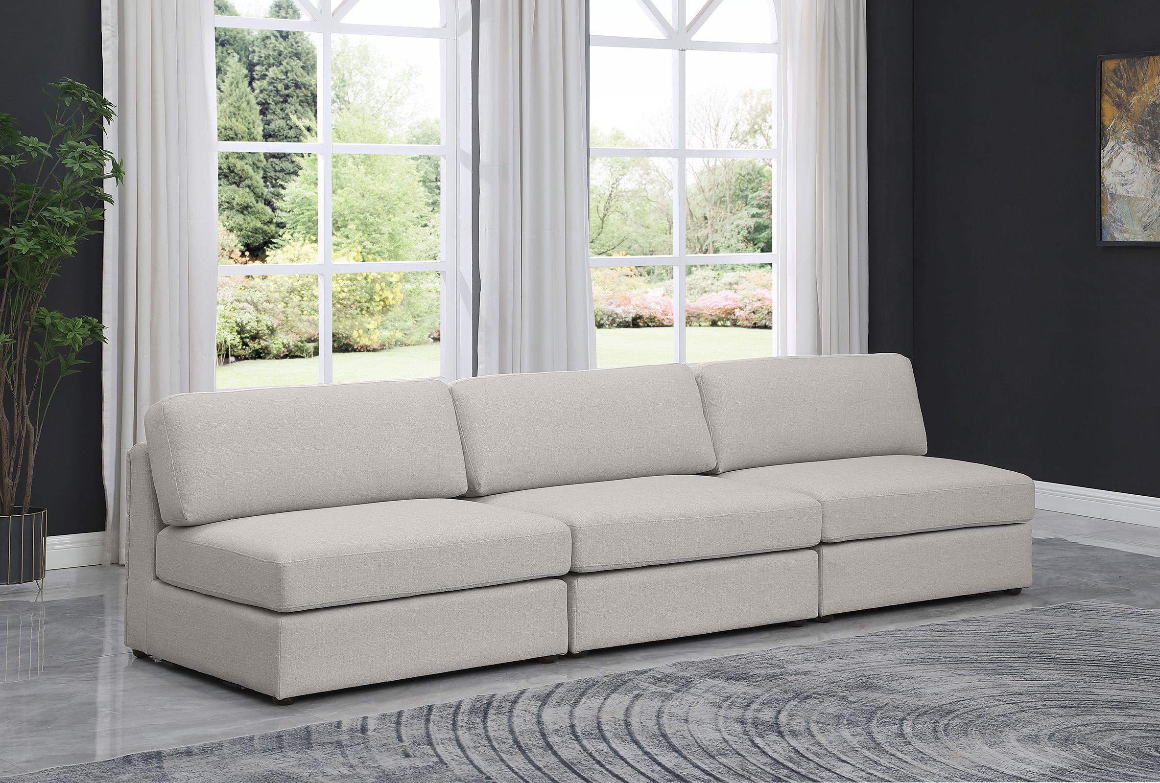 

    
Beige Linen Polyester Modular Sofa BECKHAM 681Beige-S114B Meridian Modern
