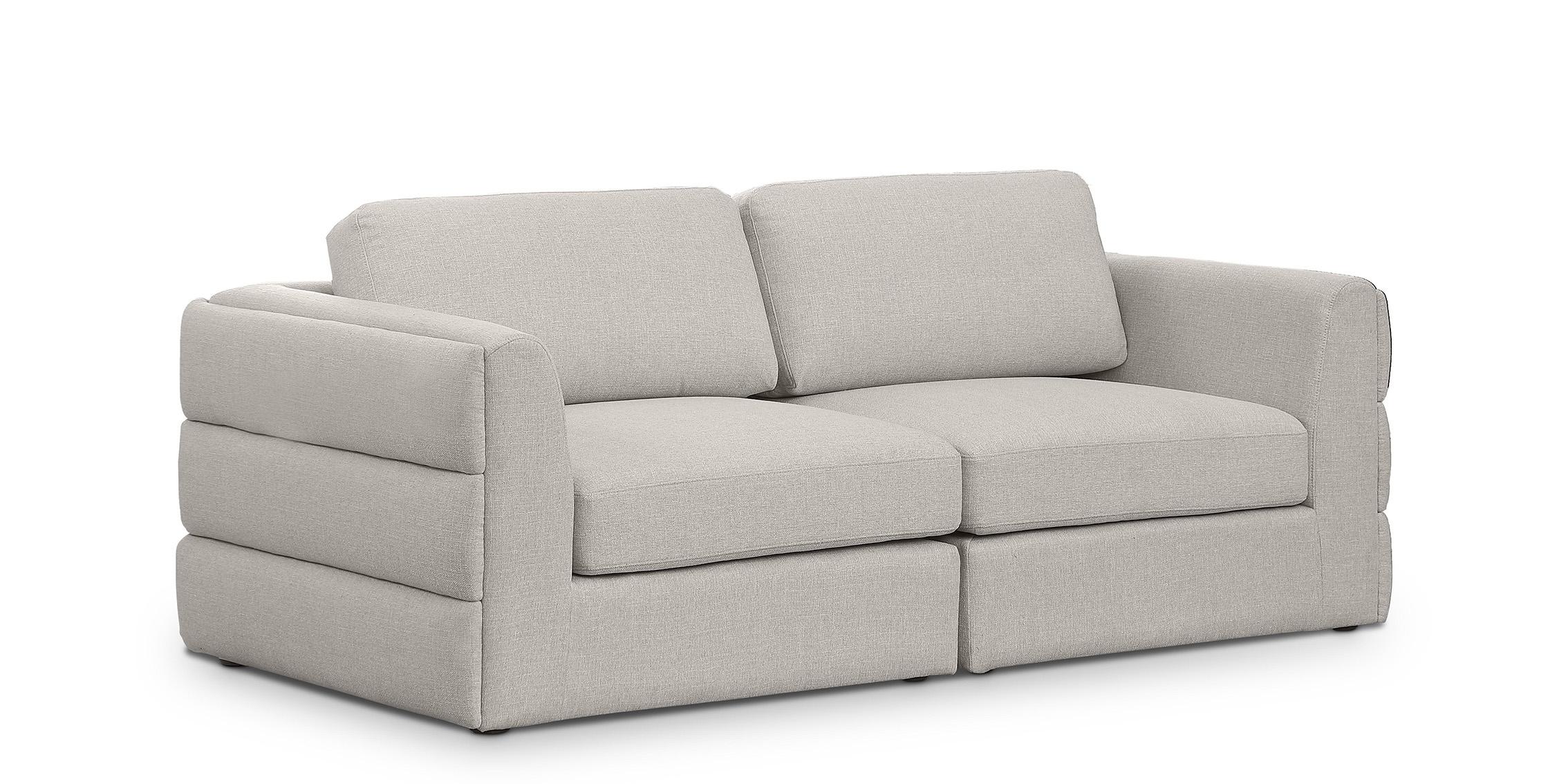 

    
Beige Linen Polyester Modular Sofa BECKHAM 681Beige-S76A Meridian Modern
