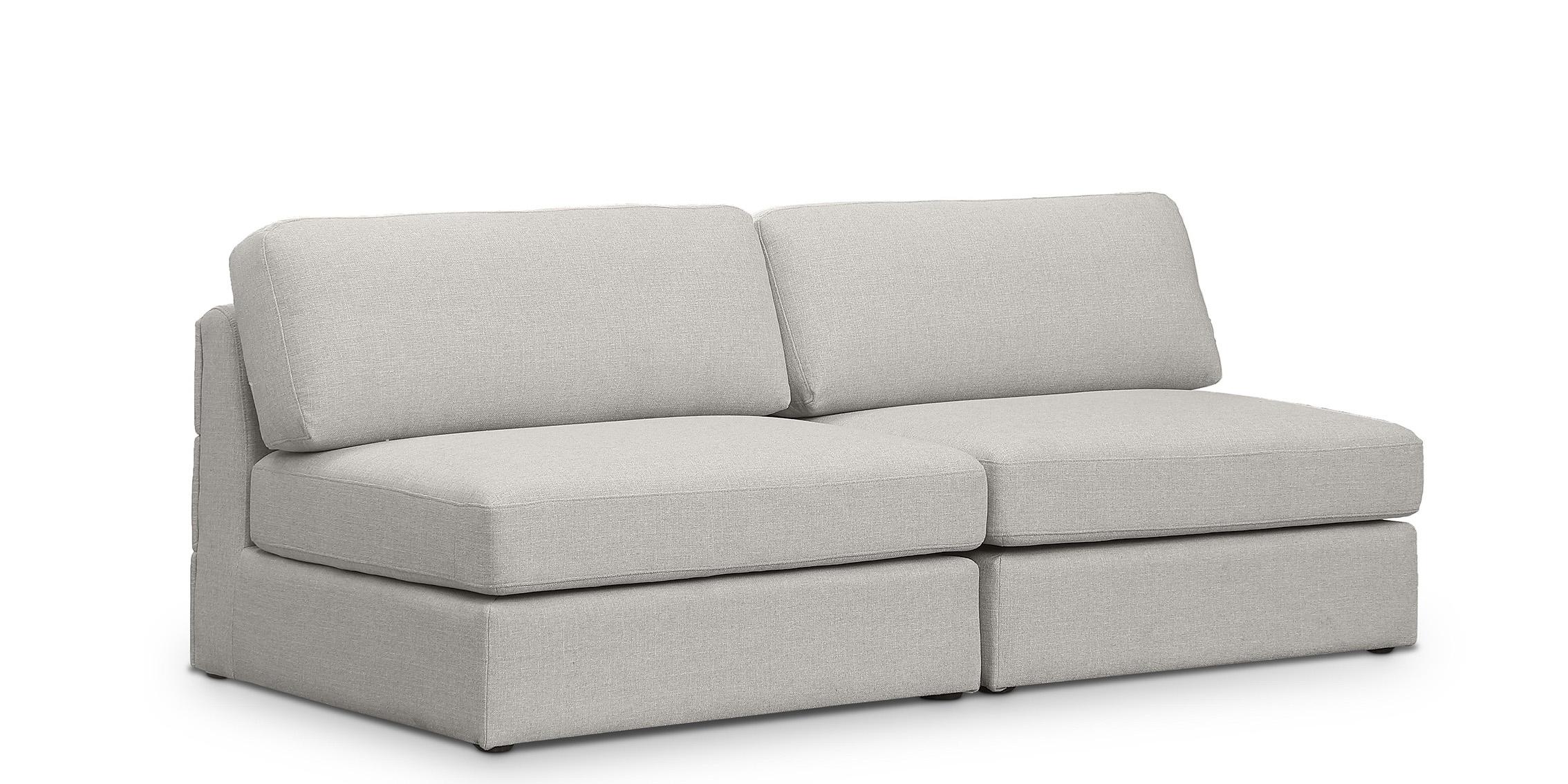 Contemporary, Modern Modular Sofa BECKHAM 681Beige-S76B 681Beige-S76B in Beige Linen