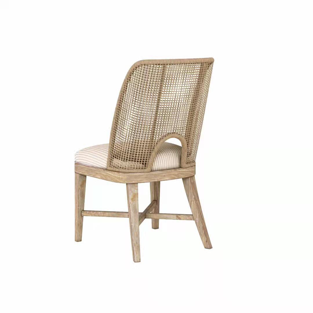 

    
Beige & Oak Wood Dining Chair Set by A.R.T. Furniture Post Frame
