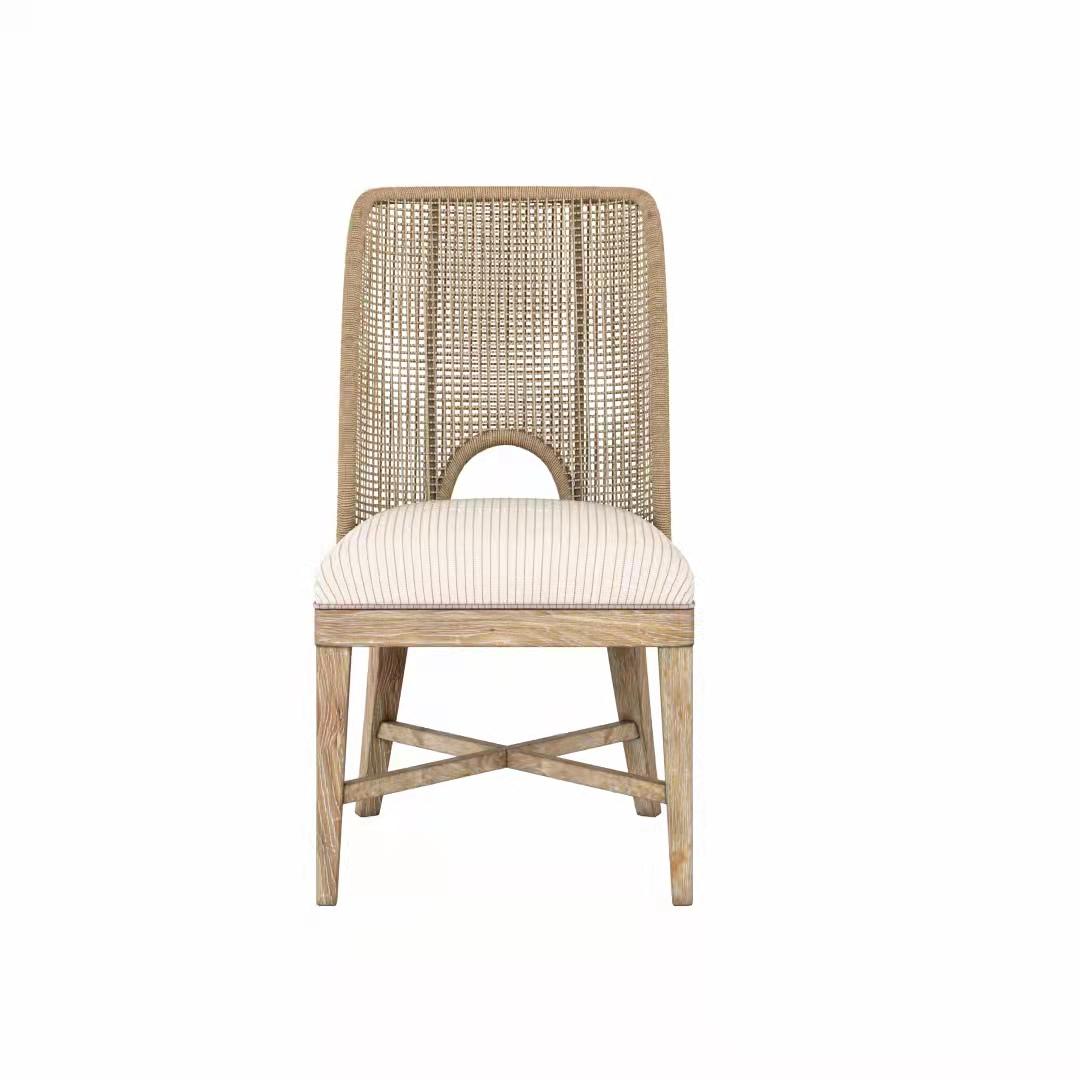 

    
a.r.t. furniture Post Frame Dining Chair Set Oak/Chrome 278200-2335
