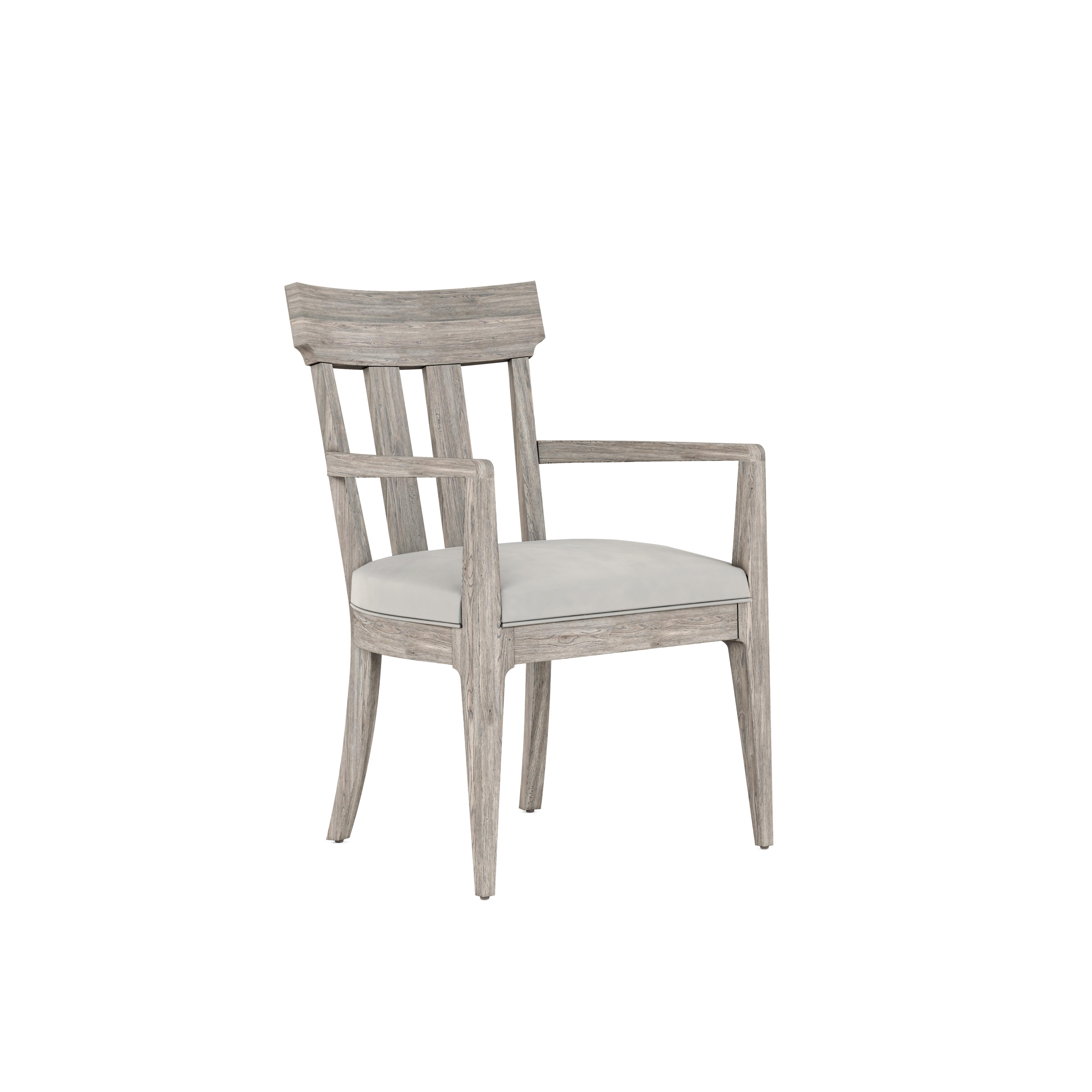 

    
Beige Oak Wood Dining Arm Chairs Set by A.R.T. Furniture Sojourn
