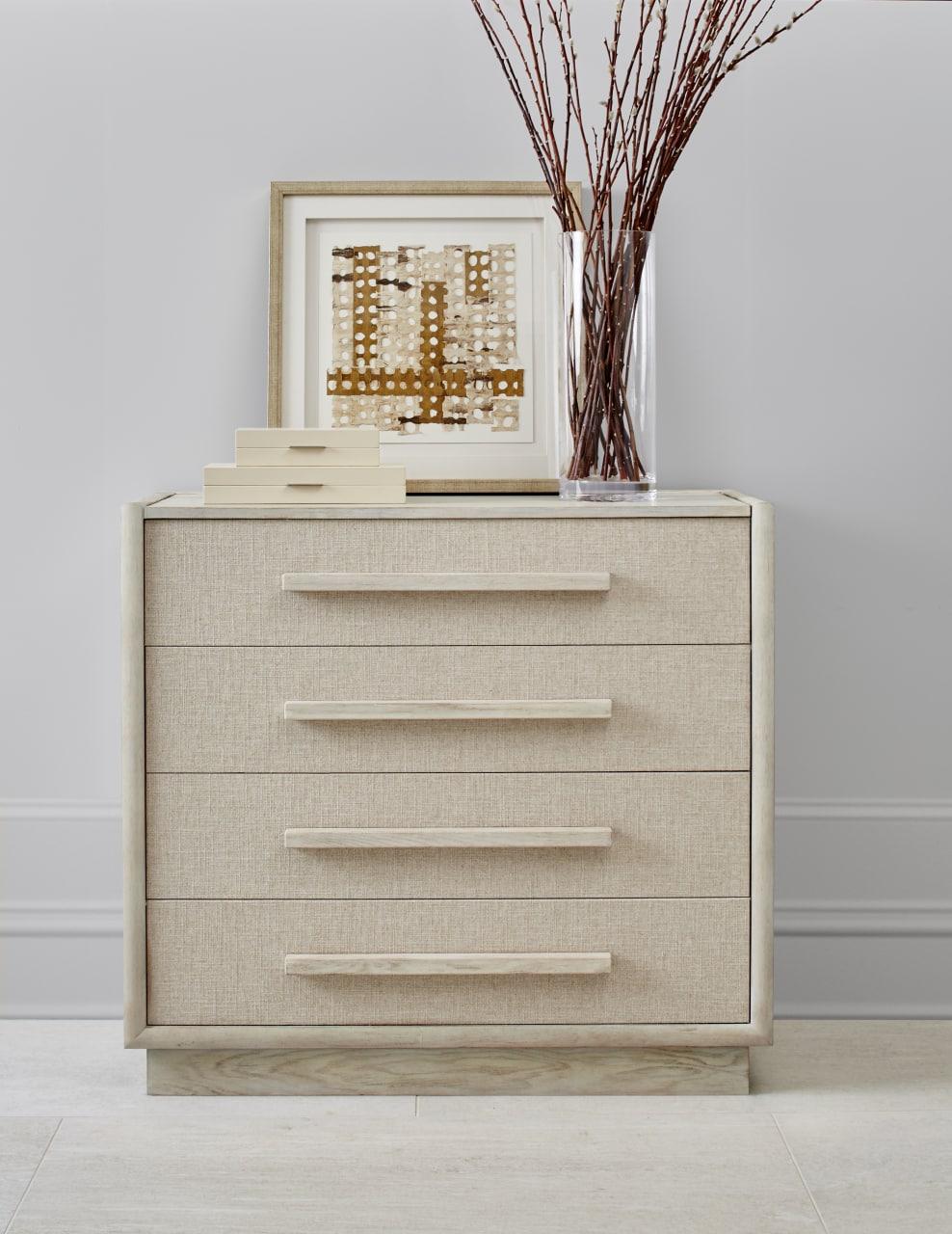 Contemporary Chest Cotiere 299150-2349 in Light Brown, Beige 