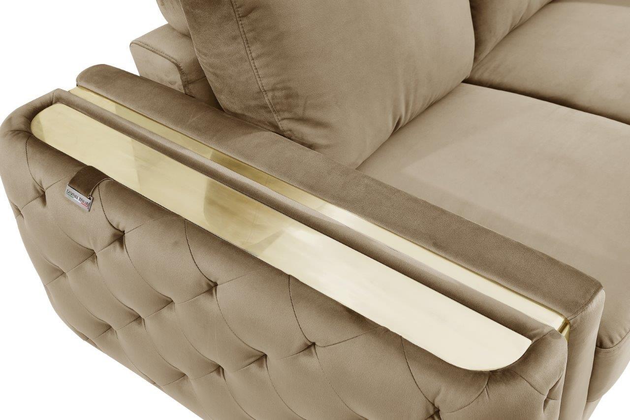 

    
 Shop  BEIGE Premium Fabric Sofa Set 2Pcs Contemporary 1051 Global United
