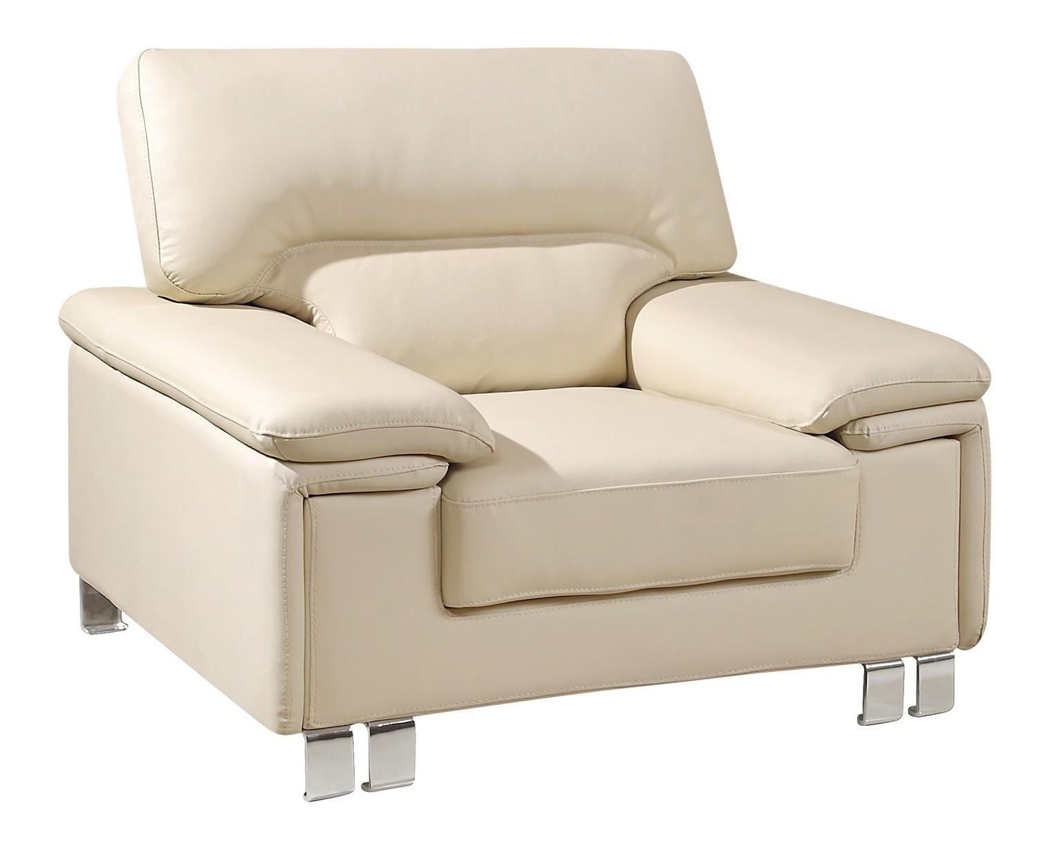

                    
Global Furniture USA U9399-BEIGE Sofa Loveseat and Chair Set Beige Leather Match Purchase 
