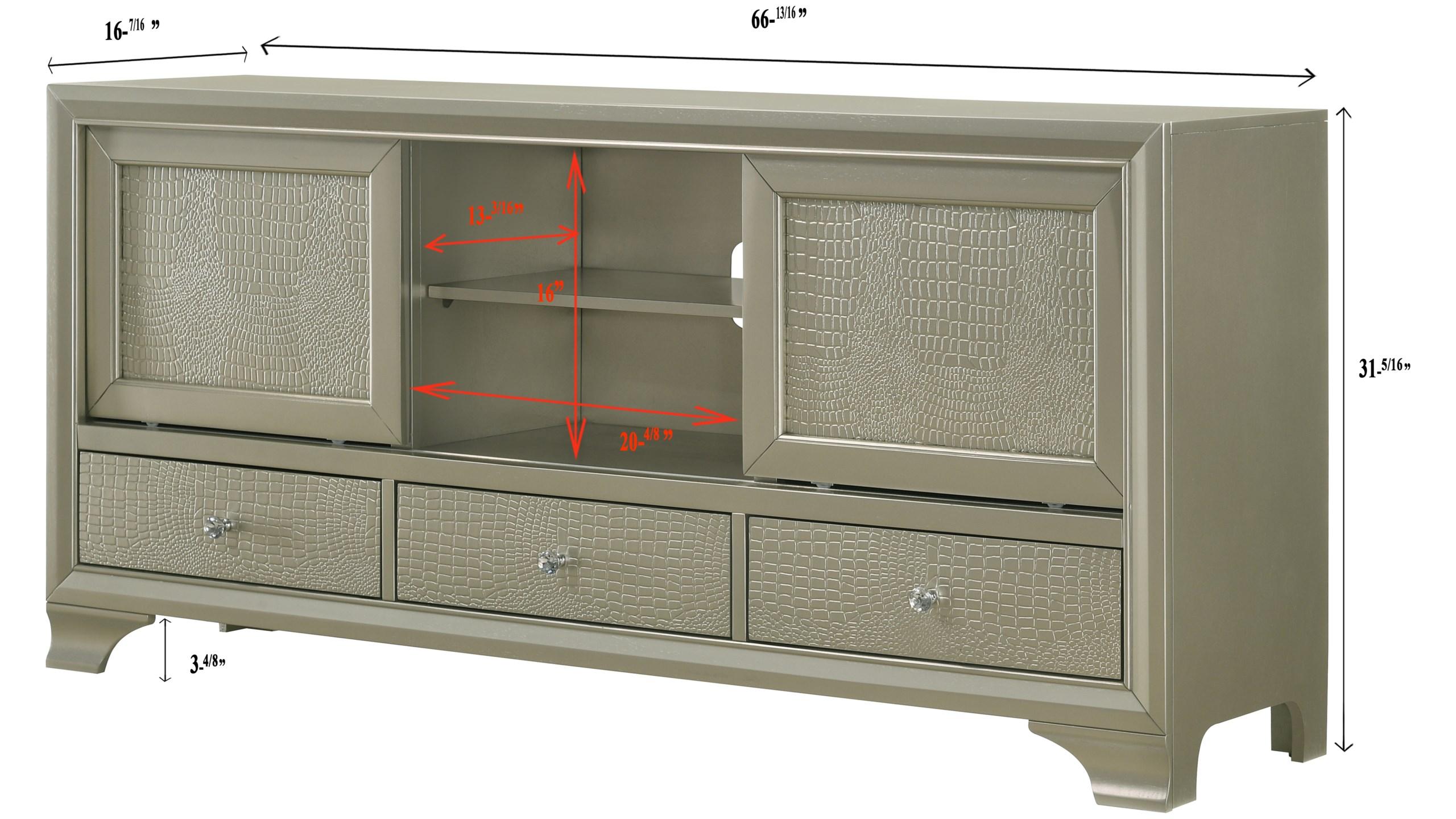 

    
B4300-7 Crown Mark TV Stand
