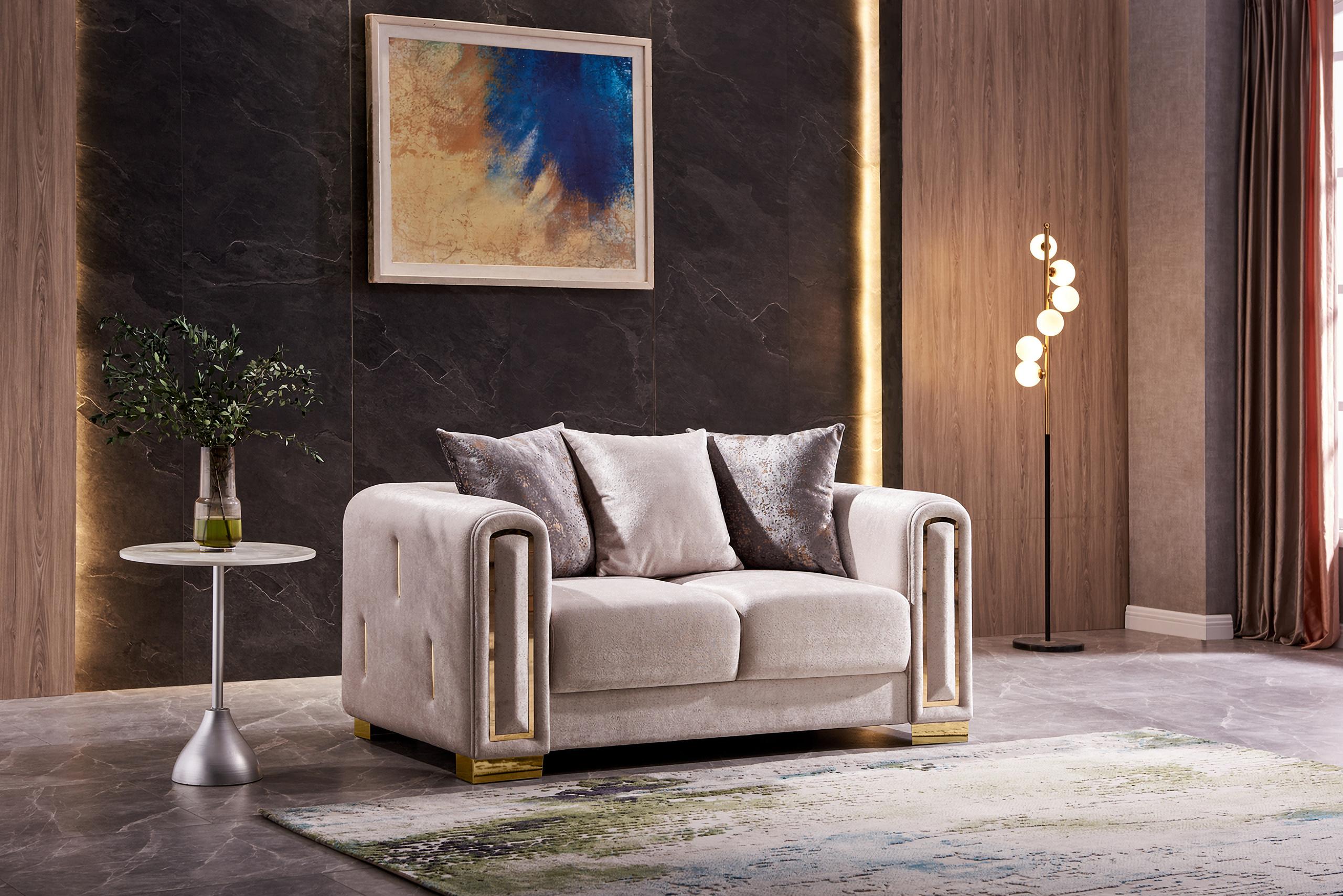 

    
Impreza-Beige-2PC Beige Thick Velvet Fabric 2Pc Living Room Set Impreza Galaxy Home Modern
