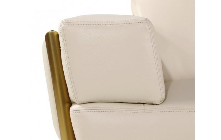 

                    
Buy Beige Top Grain Genuine Italian Leather Sofa Contemporary  1111 Global United
