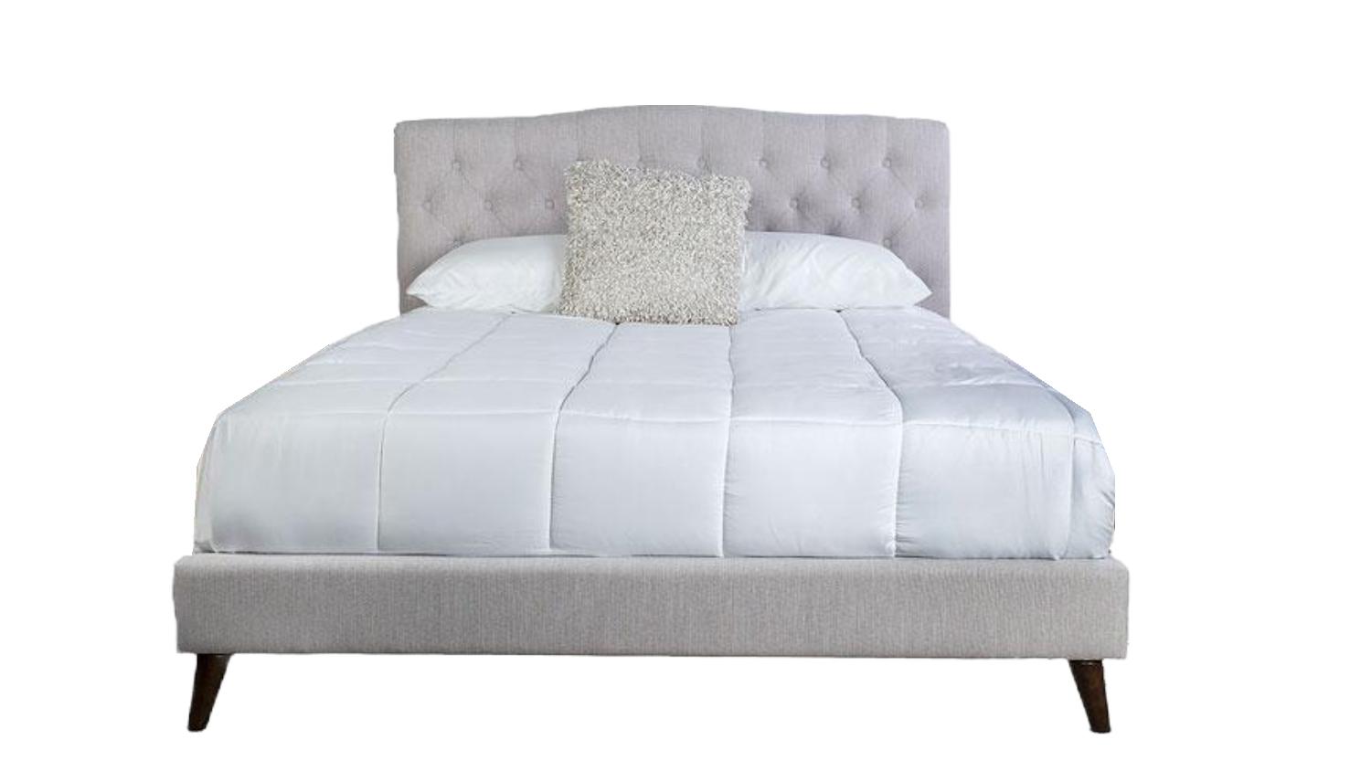 

    
Beige Upholstered Panel Bed by Bernards Furniture Rachel 1180DS-110FKRL
